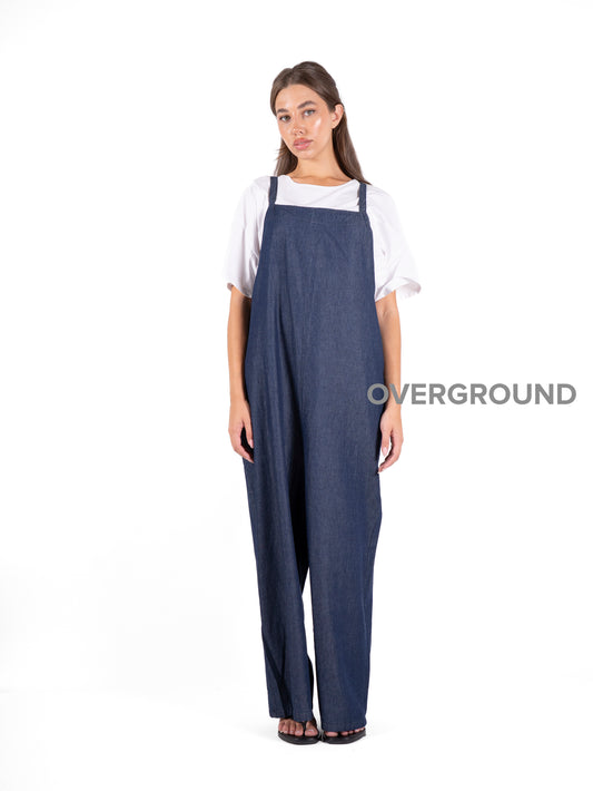 SALOPETTE JEANS CON TASCHE DIETRO - OVERGROUND STORE