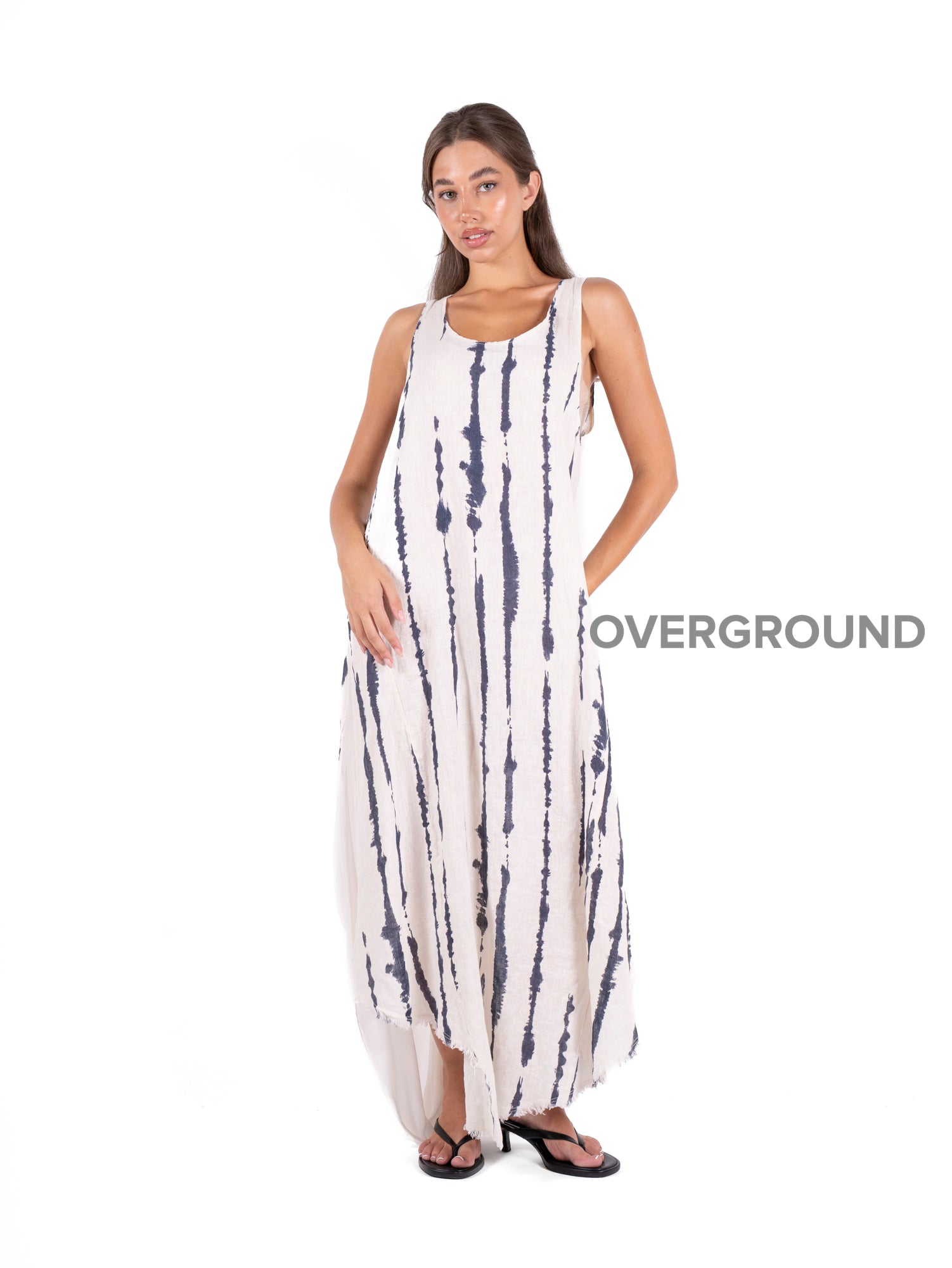 ABITO SMANICATO RIGATO DOPPIO TESSUTO - OVERGROUND STORE
