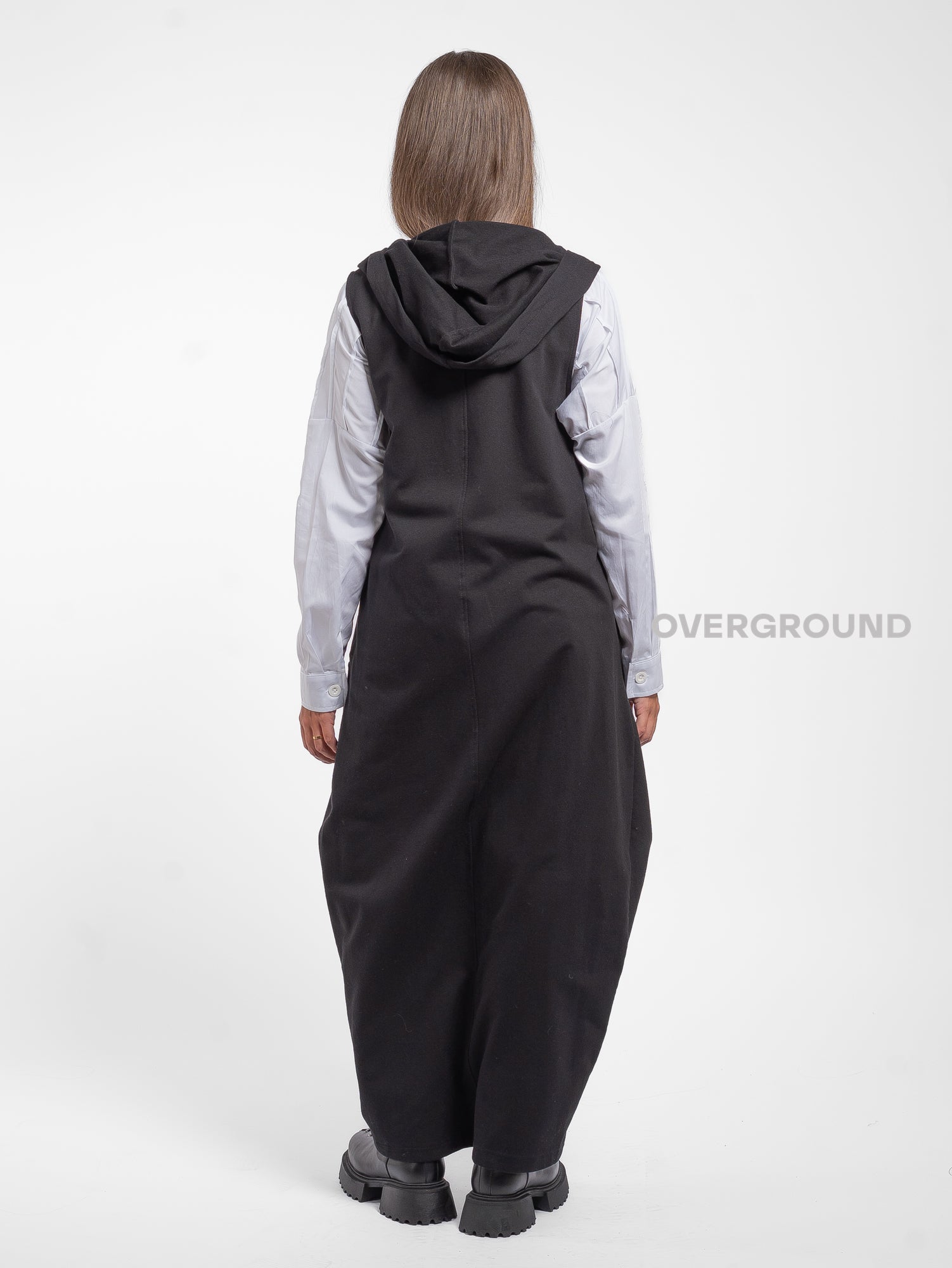 FELPA SMANICATA CON TASCONI DAVANTI - OVERGROUND STORE