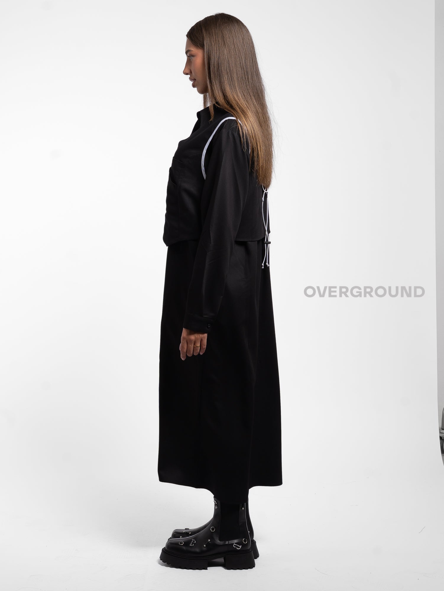 ABITO OVER LUNGO CON GILET - OVERGROUND STORE