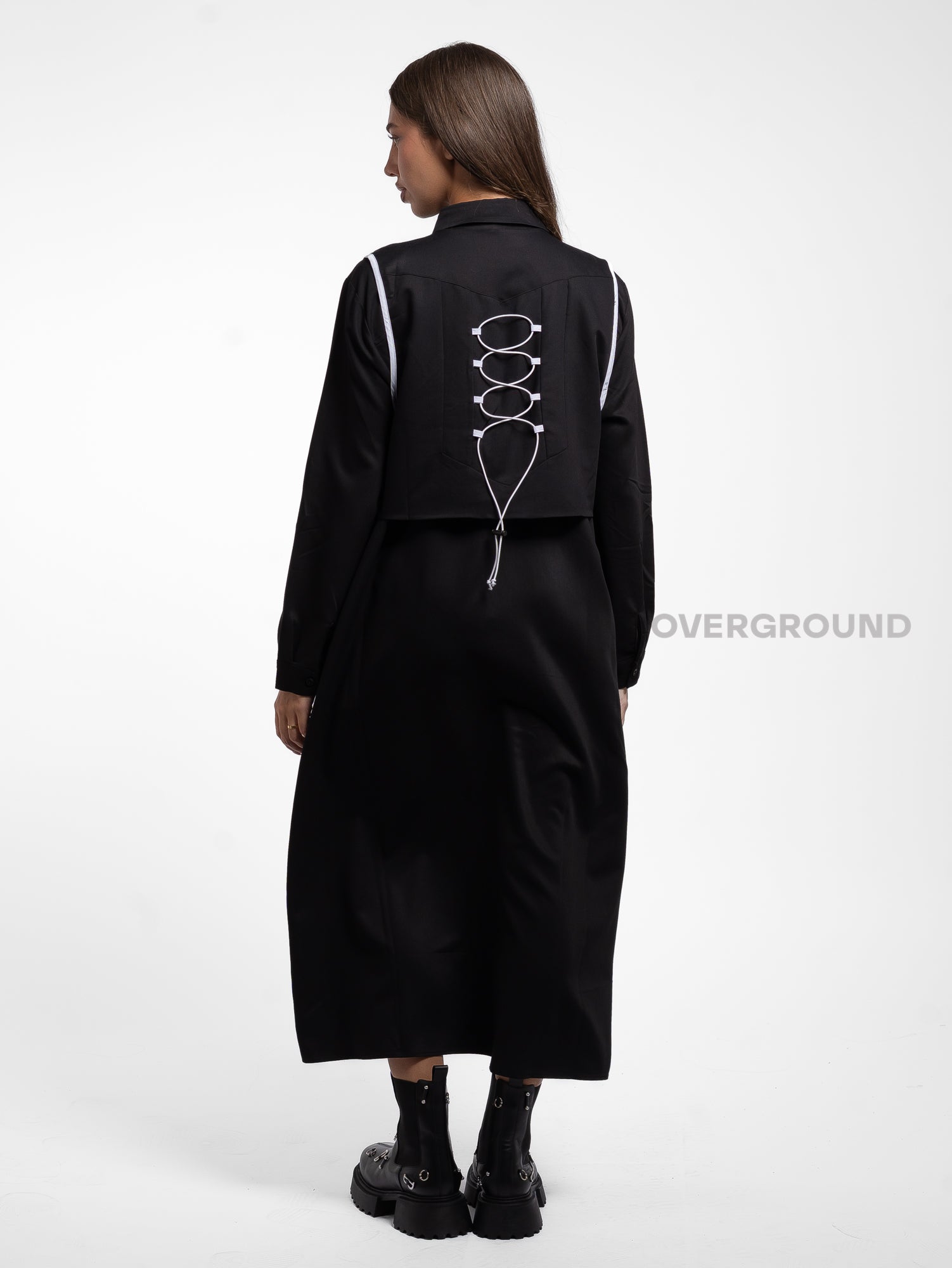 ABITO OVER LUNGO CON GILET - OVERGROUND STORE