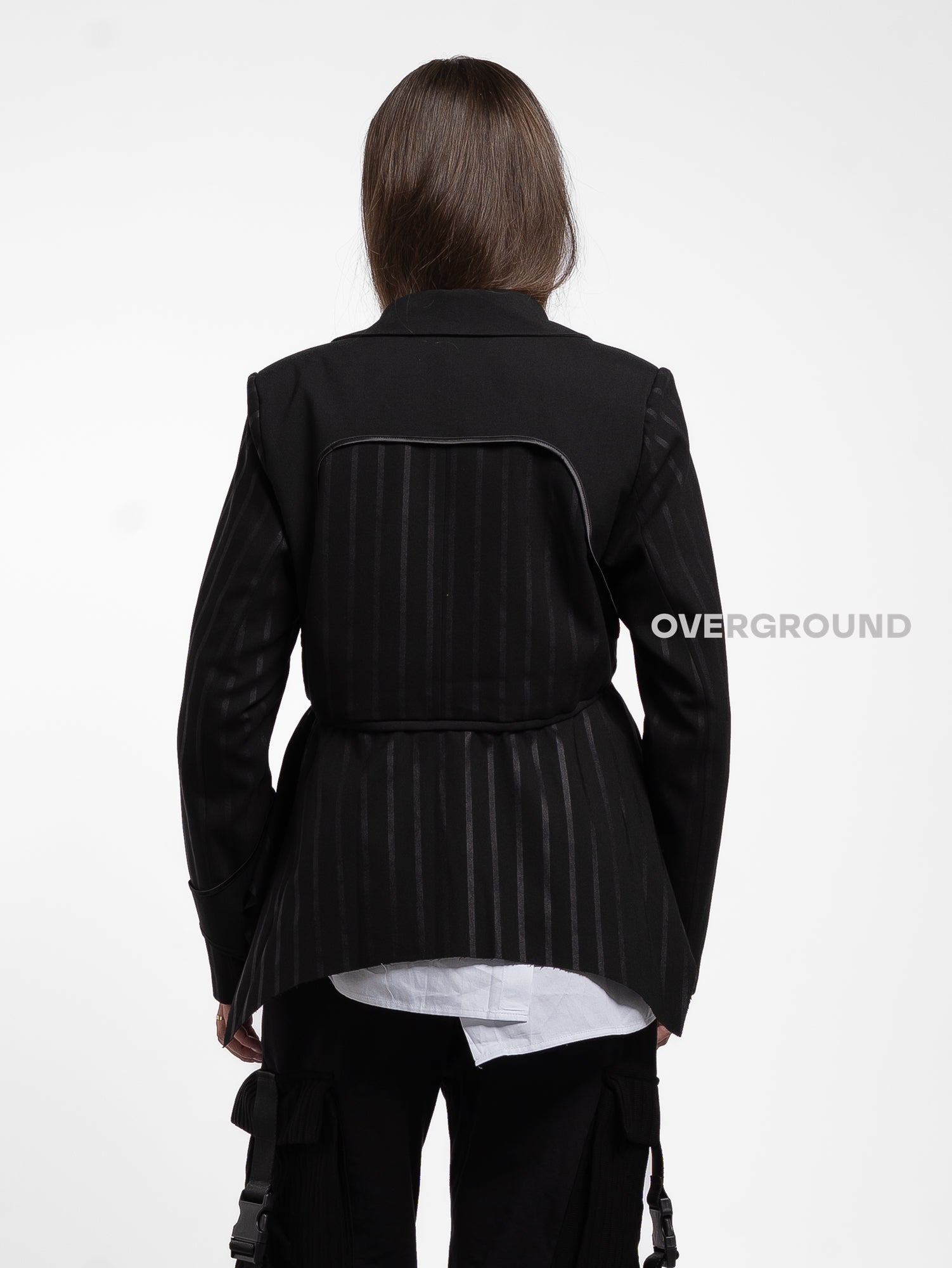 GIACCA OVER RIGATA ASIMMETRICA - OVERGROUND STORE
