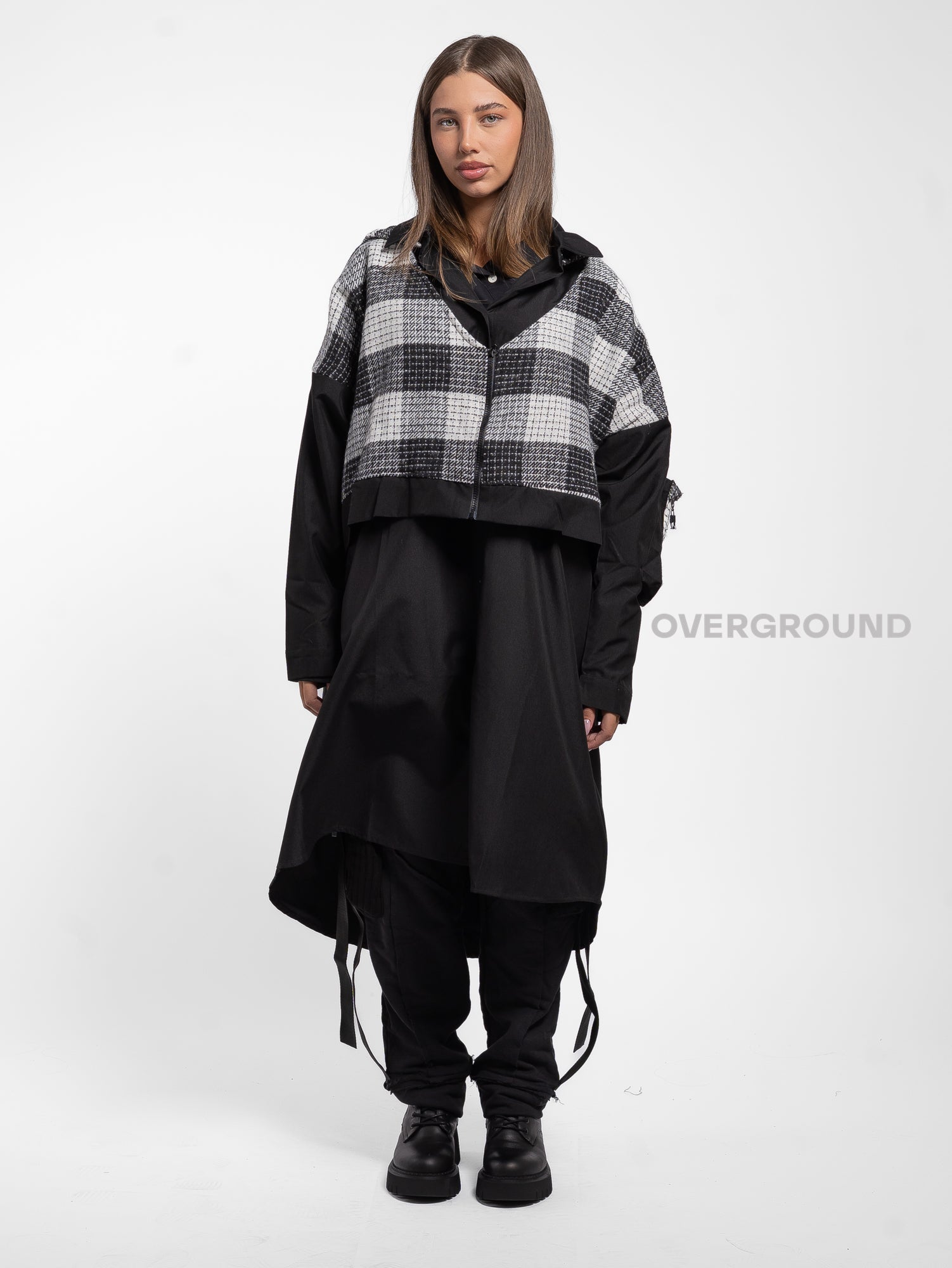 SPOLVERINO DOPPIO TESSUTO CON CAPPUCCIO - OVERGROUND STORE