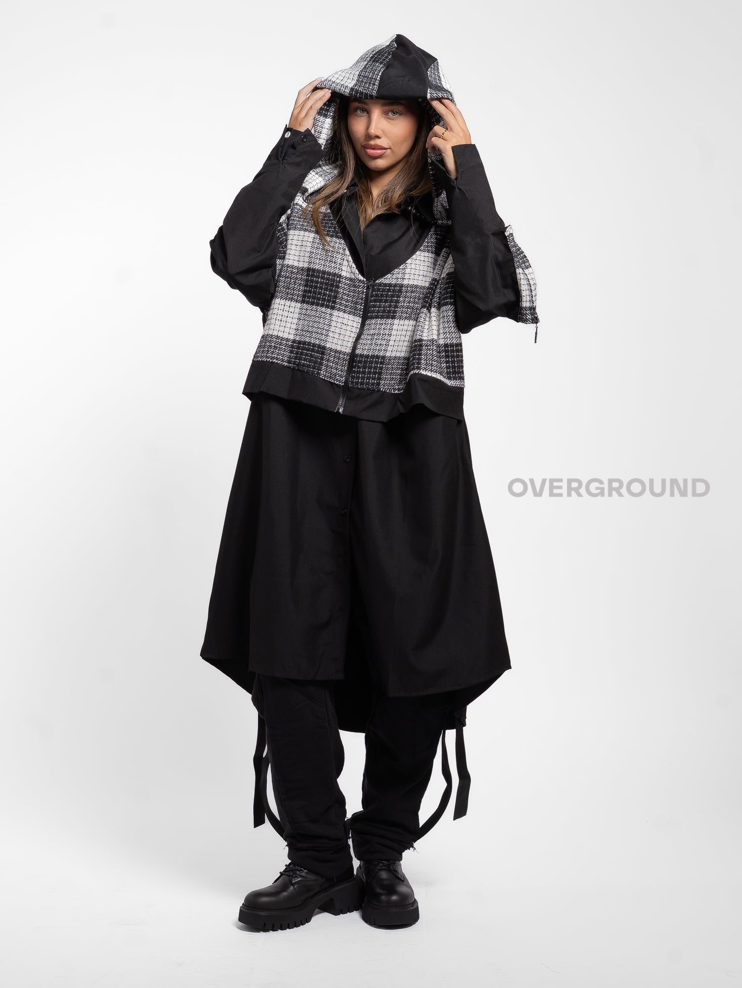 SPOLVERINO DOPPIO TESSUTO CON CAPPUCCIO - OVERGROUND STORE