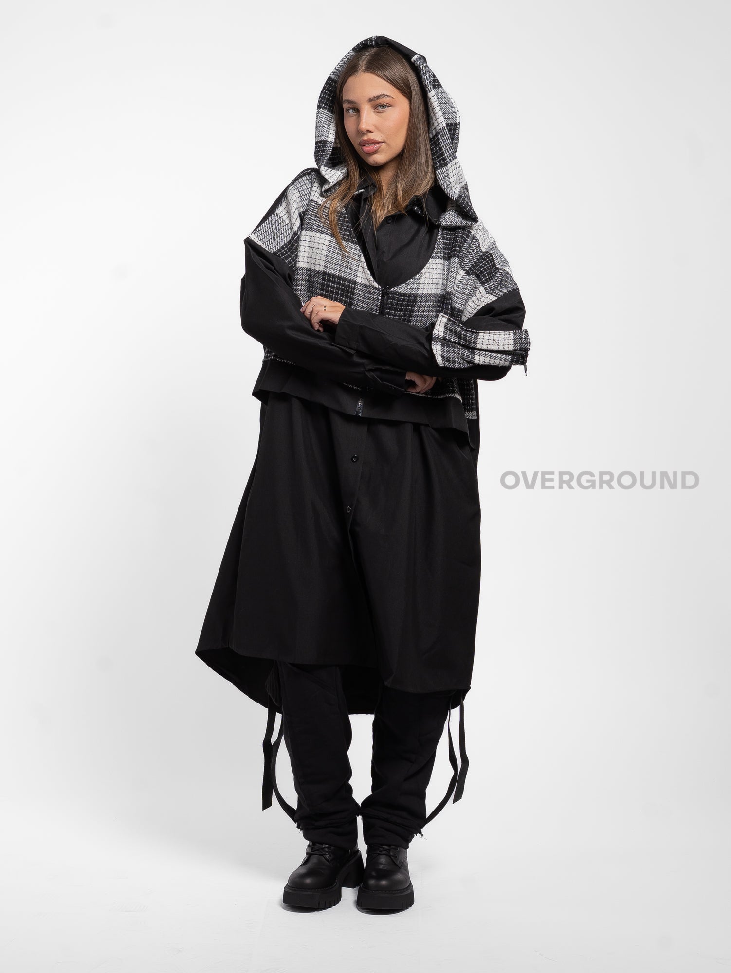 SPOLVERINO DOPPIO TESSUTO CON CAPPUCCIO - OVERGROUND STORE