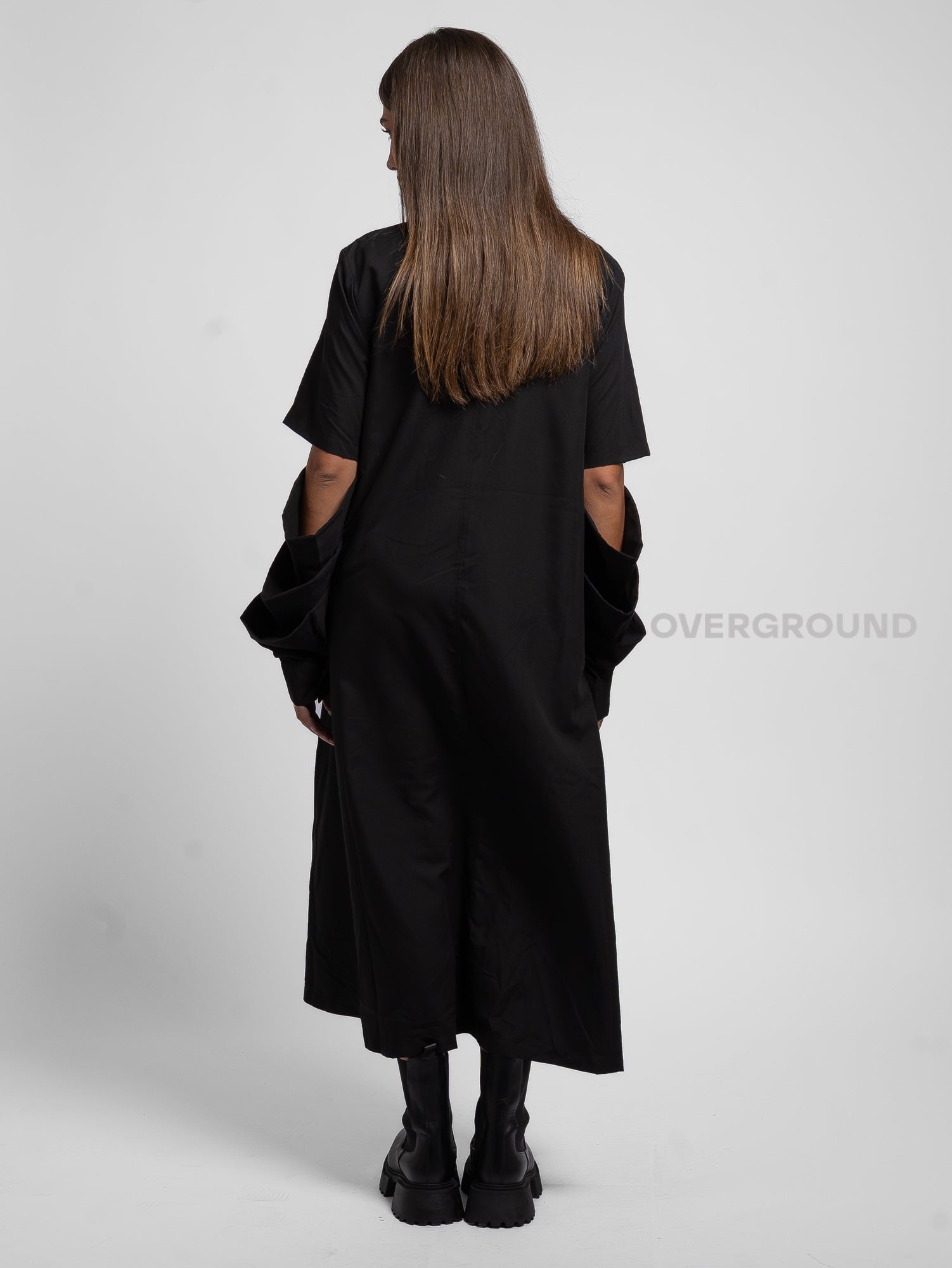ABITO LUNGO OVER CON MANICA ASIMMETRICA - OVERGROUND STORE
