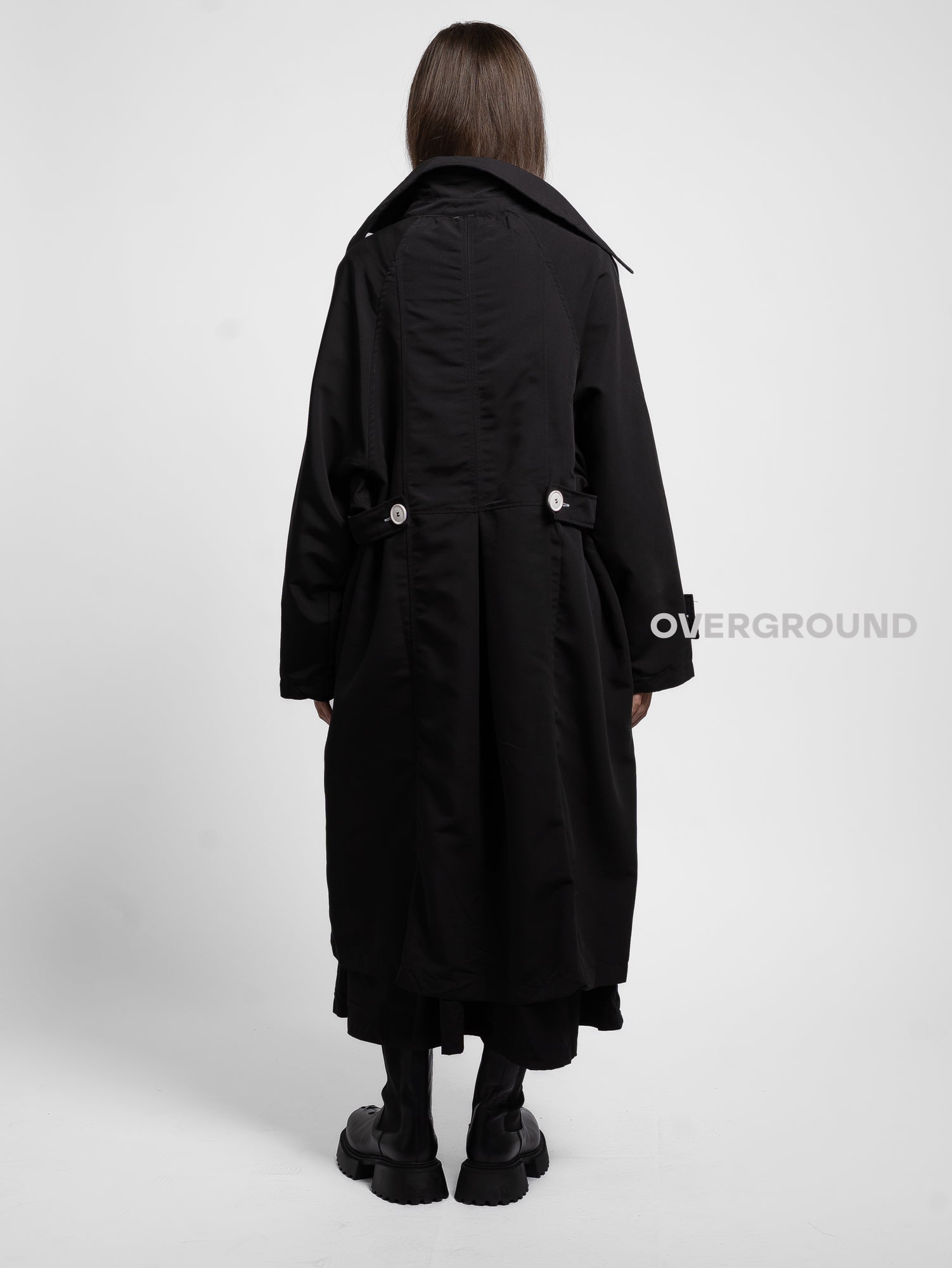 TRENCH OVER CON ABBOTTONATURA DOPPIO PETTO - OVERGROUND STORE