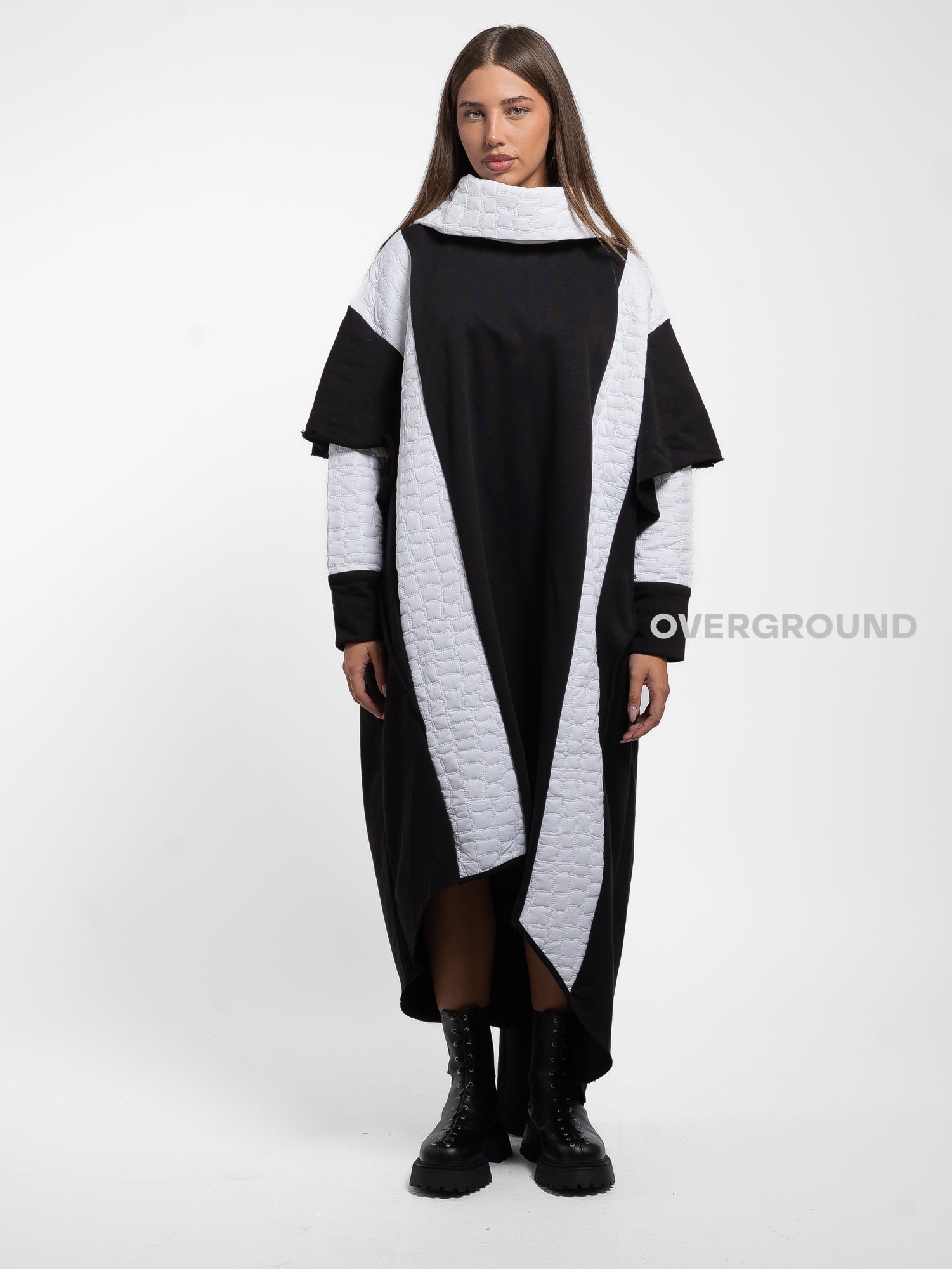 FELPA ASIMMETRICA OVER DOPPIO TESSUTO - OVERGROUND STORE