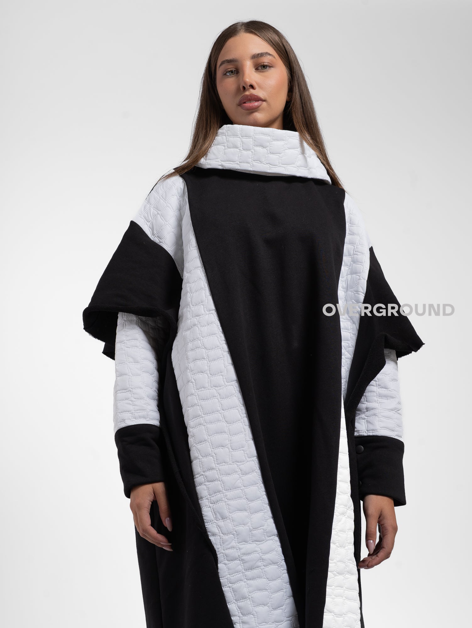 FELPA ASIMMETRICA OVER DOPPIO TESSUTO - OVERGROUND STORE