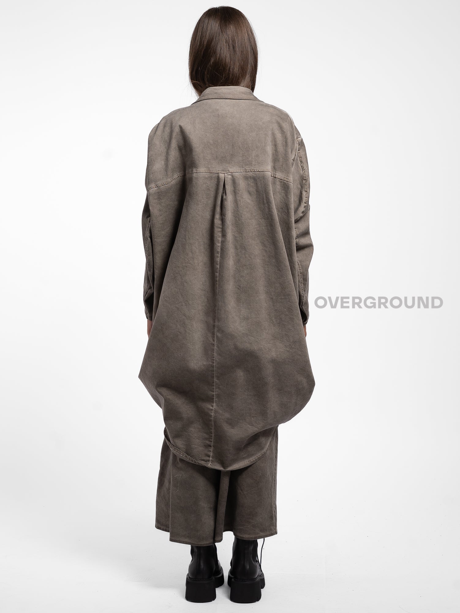 GIACCA SPOLVERINO OVER CON CUCITURE DAVANTI - OVERGROUND STORE