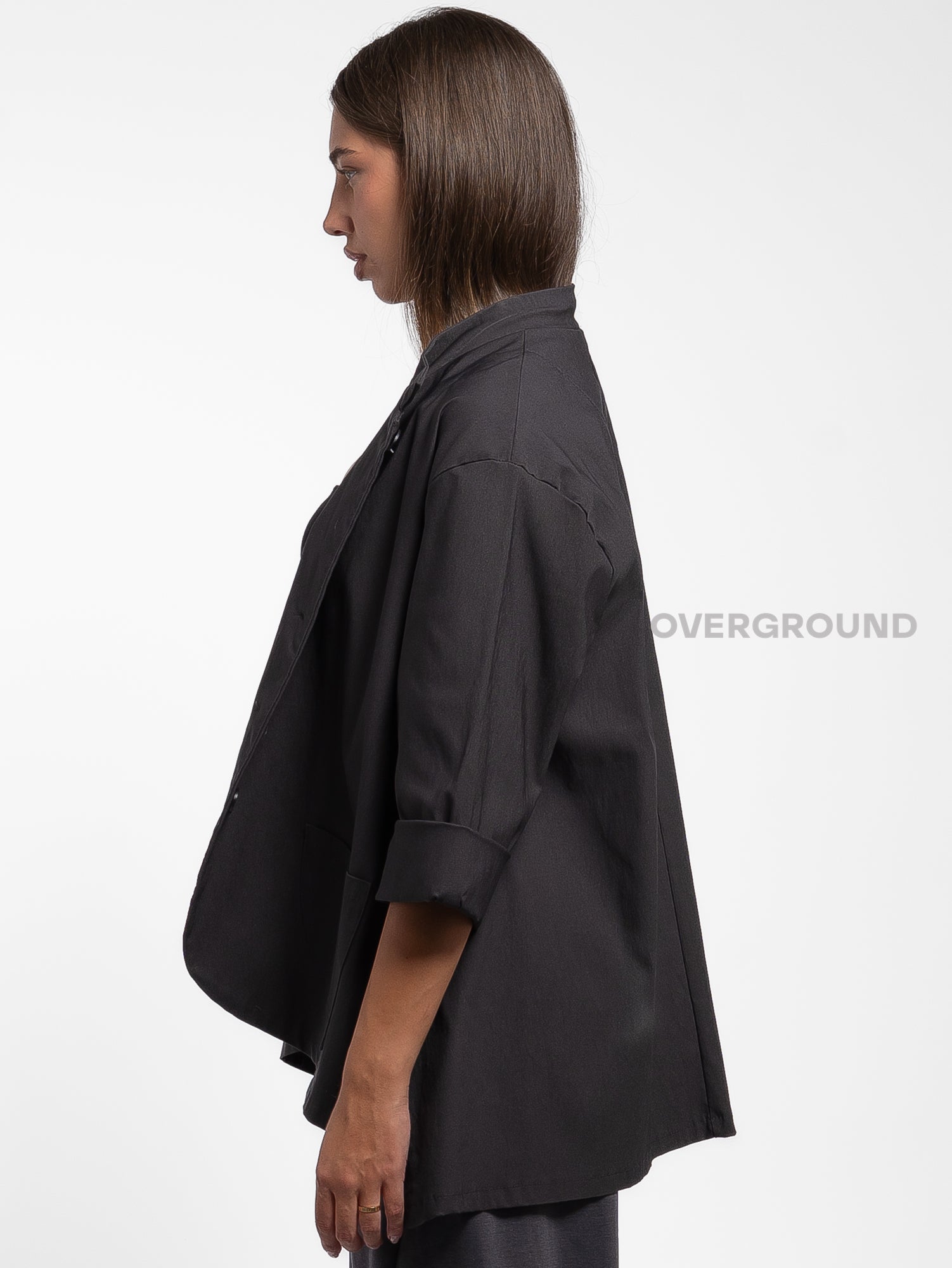 GIACCA LUNGA COLLO ALLA COREANA - OVERGROUND STORE