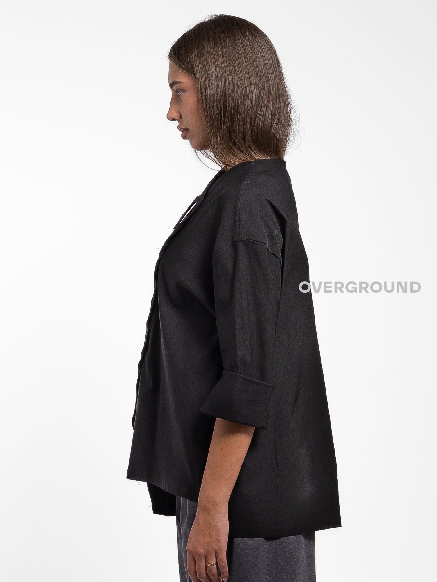 GIACCA CON ABBOTTONATURA TRASVERSALE - OVERGROUND STORE