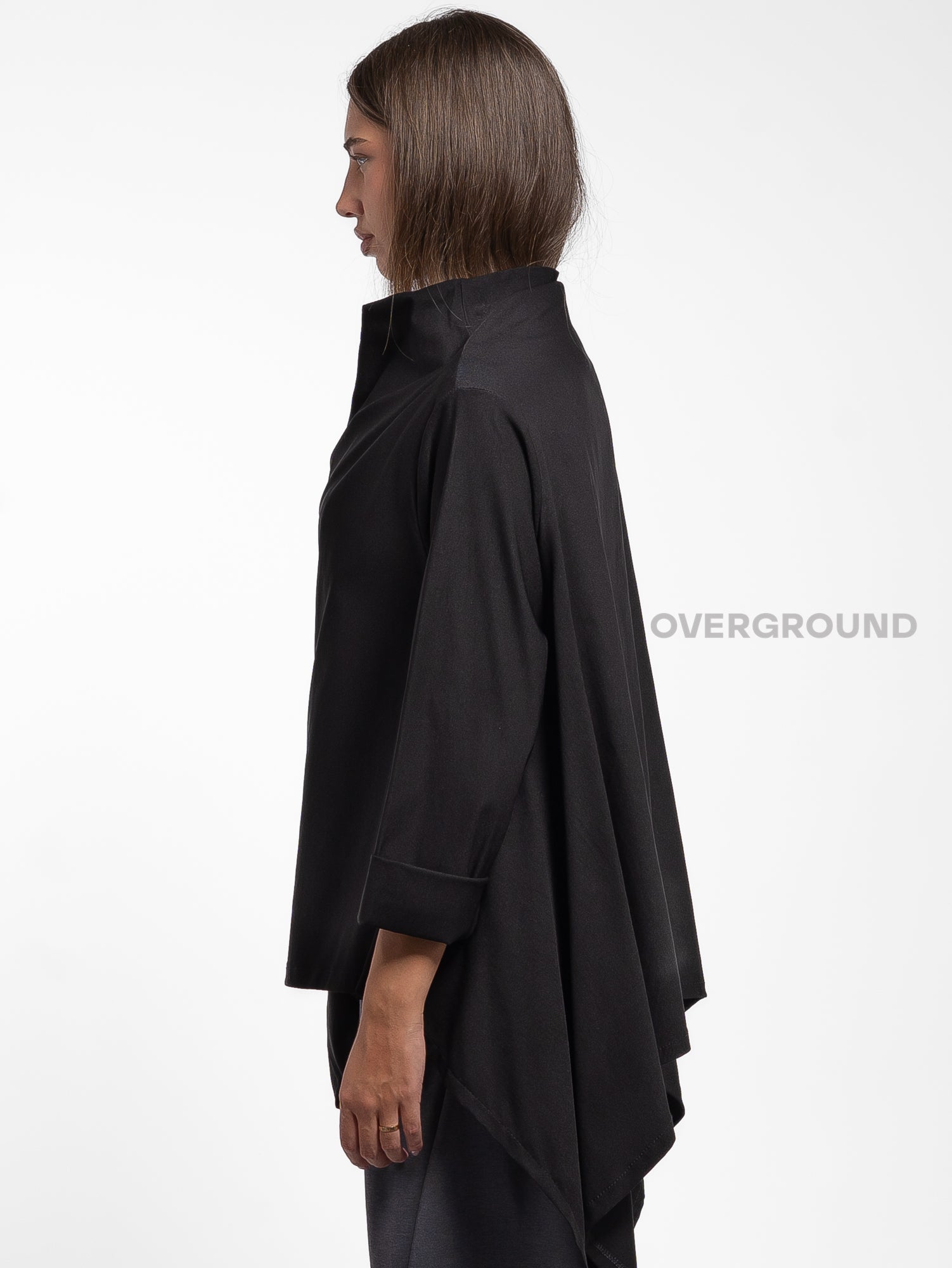 GIACCA SPOLVERINO ASIMMETRICA CON CERNIERA - OVERGROUND STORE