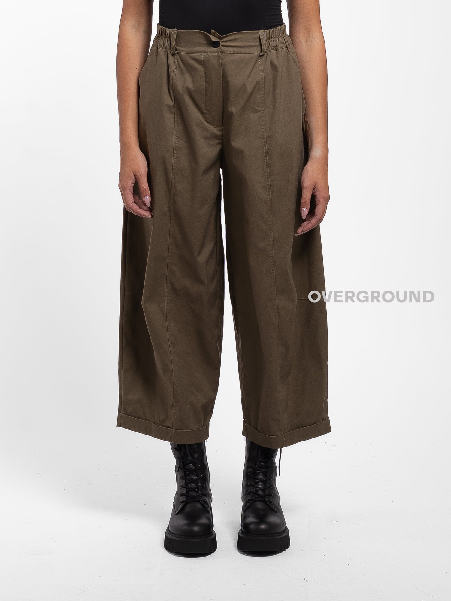 PANTALONE GAMBULE LARGO CON CINTURINO - OVERGROUND STORE