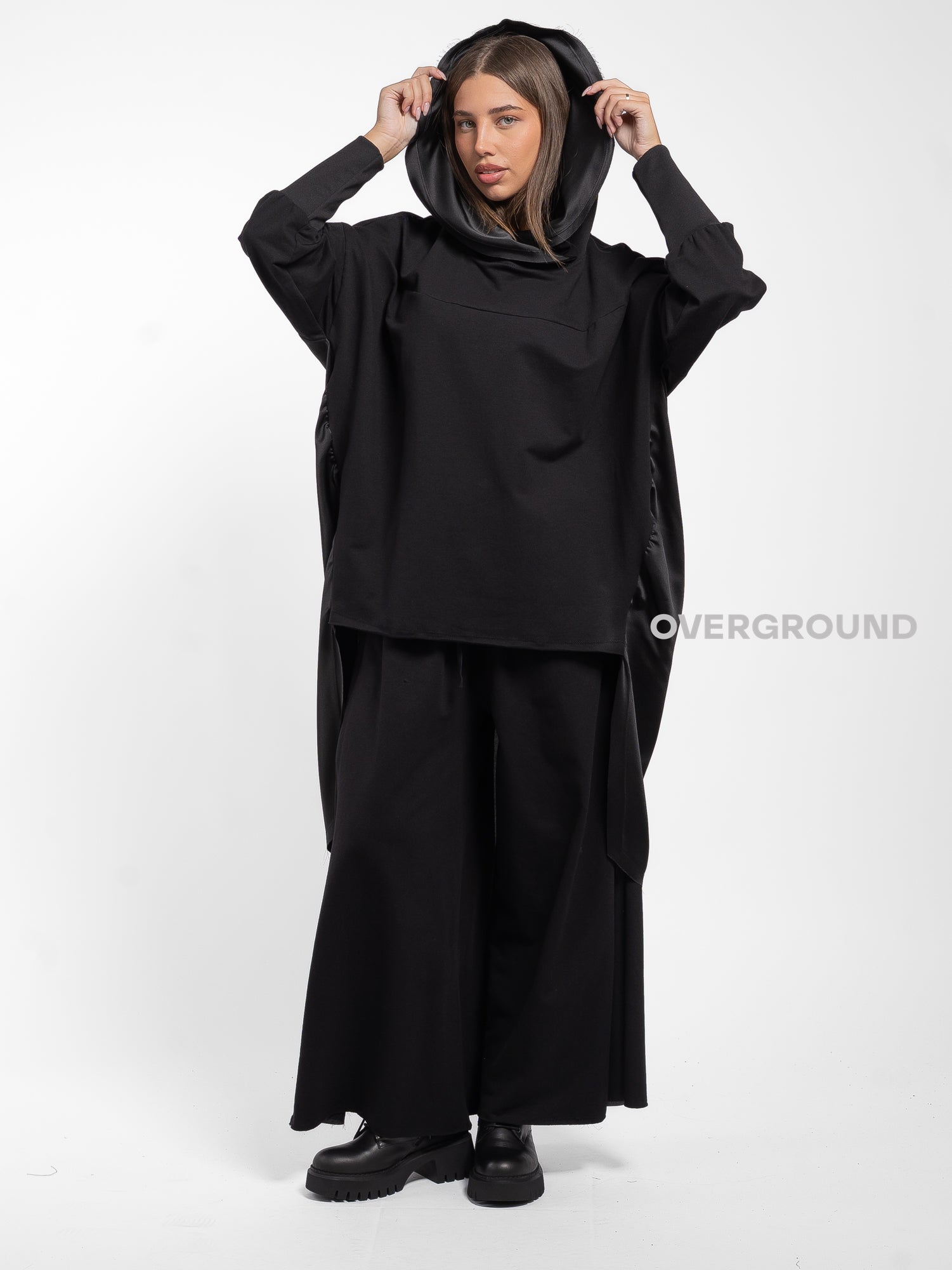 MAXI MAGLIA ASIMMETRICA COLLO MORBIDO - OVERGROUND STORE