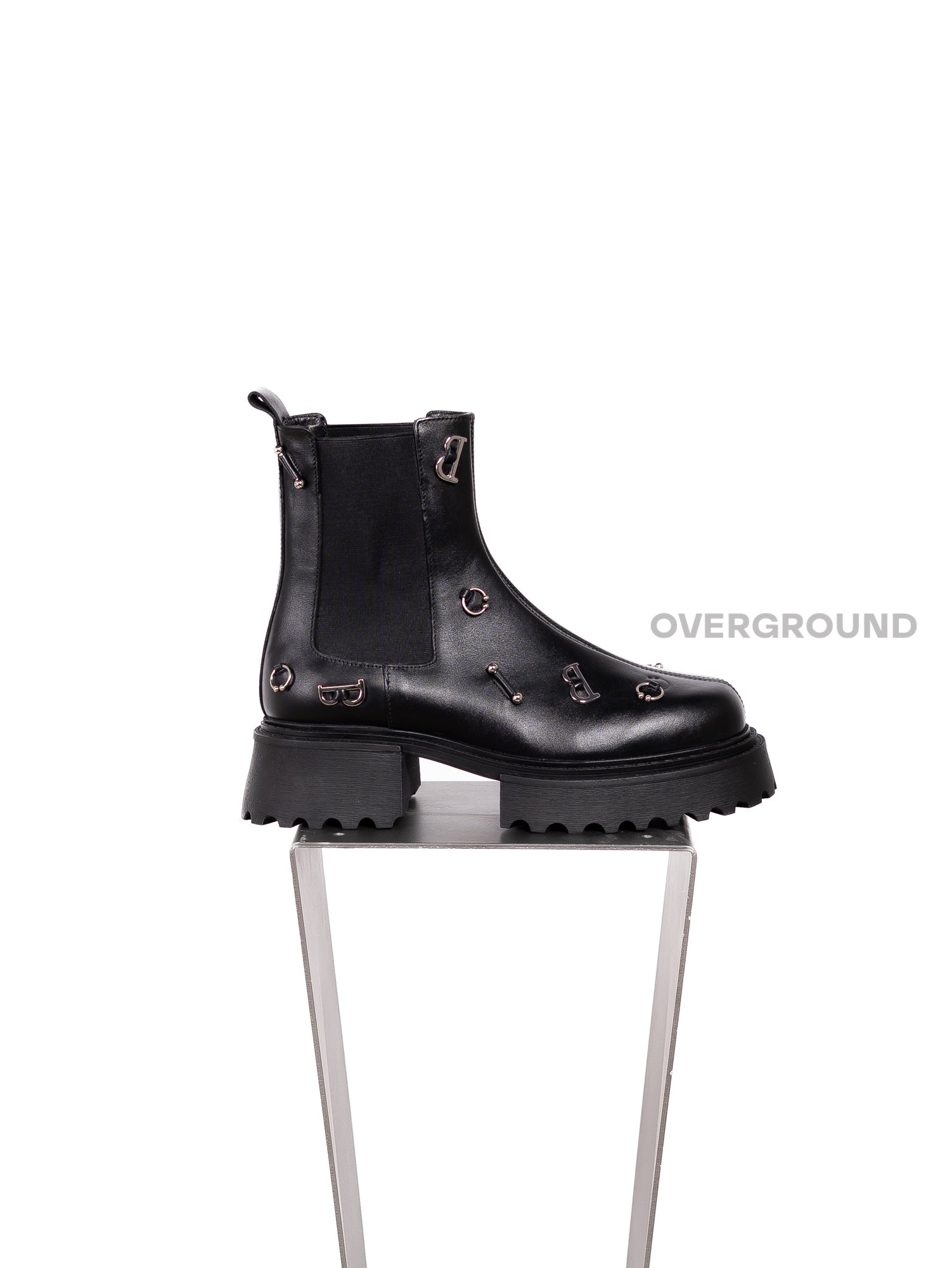 STIVALETTO IN PELLE CON CIONDOLI - OVERGROUND STORE