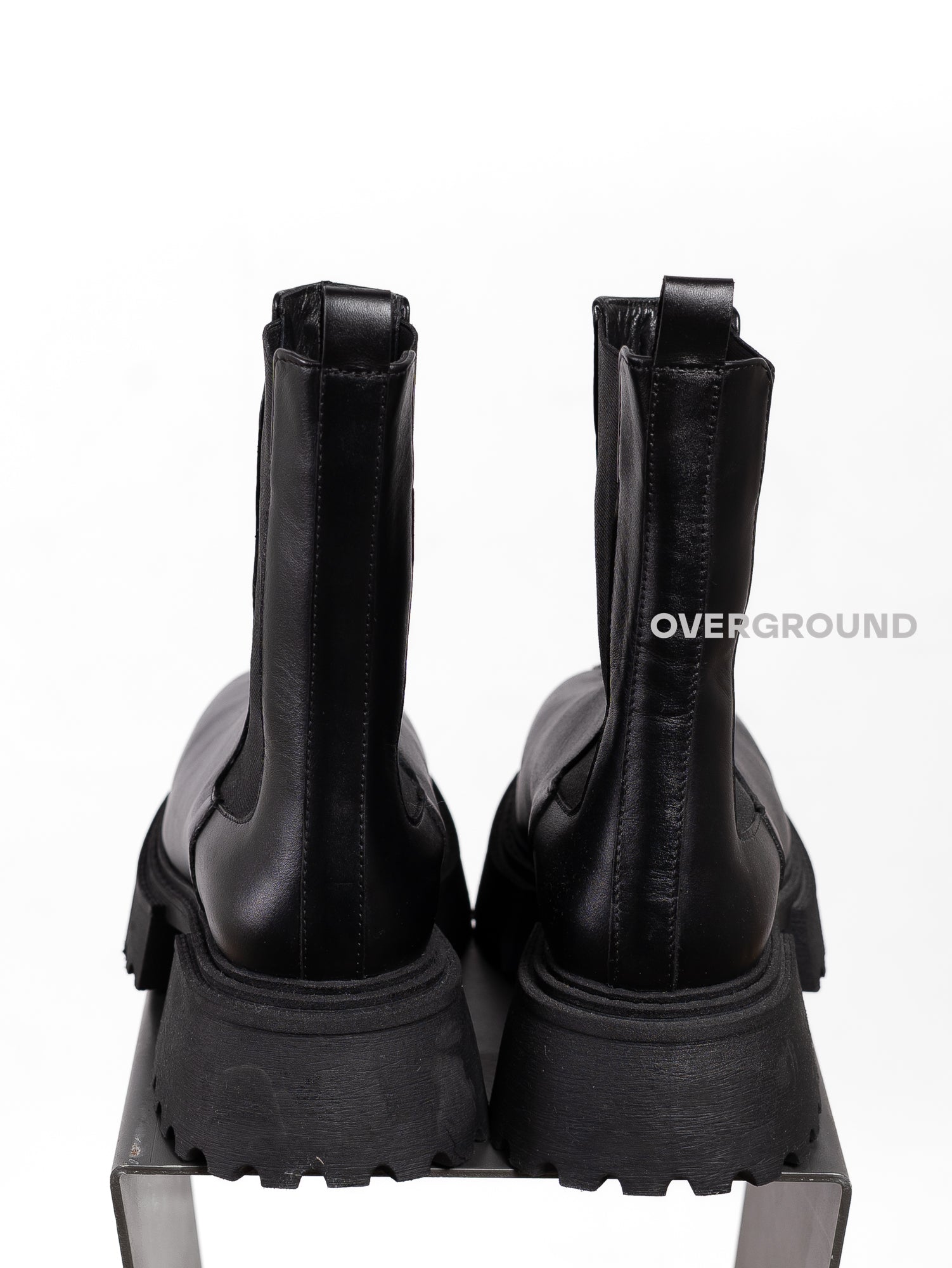 STIVALETTO IN PELLE CON INTRECCIO - OVERGROUND STORE