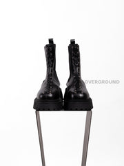 STIVALETTO IN PELLE CON INTRECCIO - OVERGROUND STORE