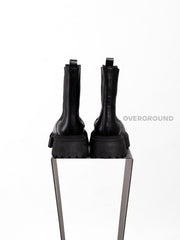STIVALETTO IN PELLE CON INTRECCIO - OVERGROUND STORE