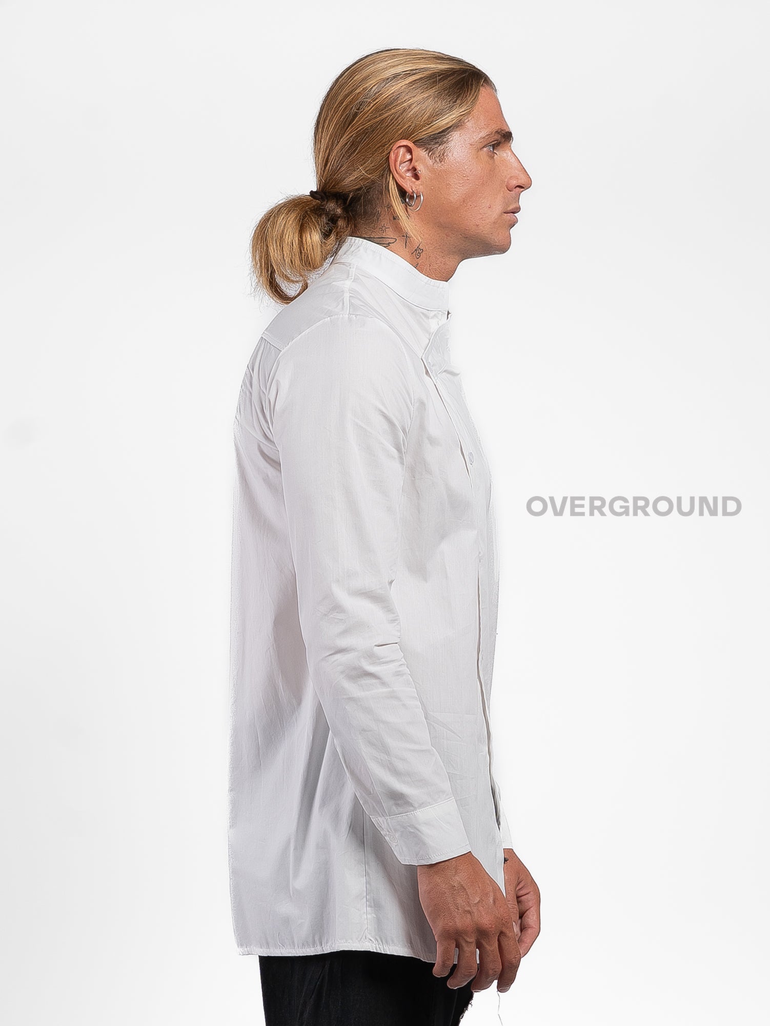 CAMICIA COLLO COREANA CON TASCHINO - OVERGROUND STORE