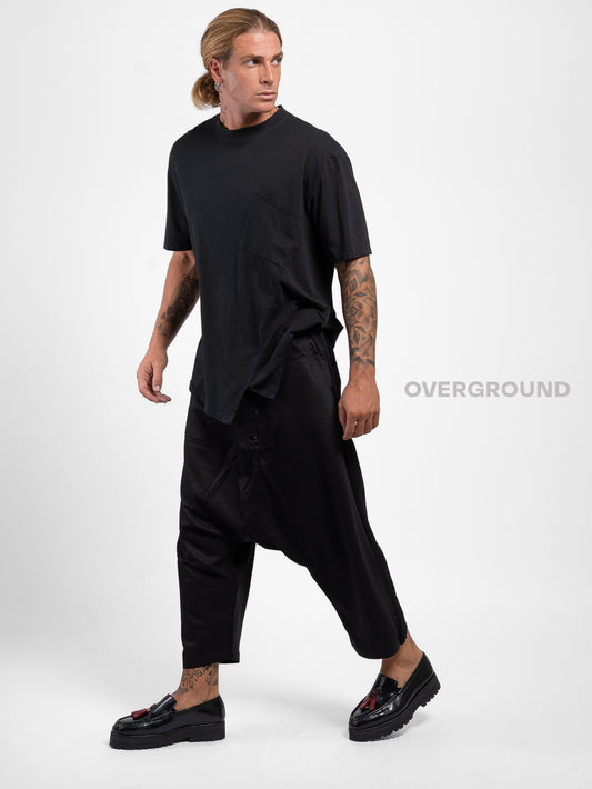 PANTALONE CAVALLO BASSO CON BOTTONI DAVANTI Z