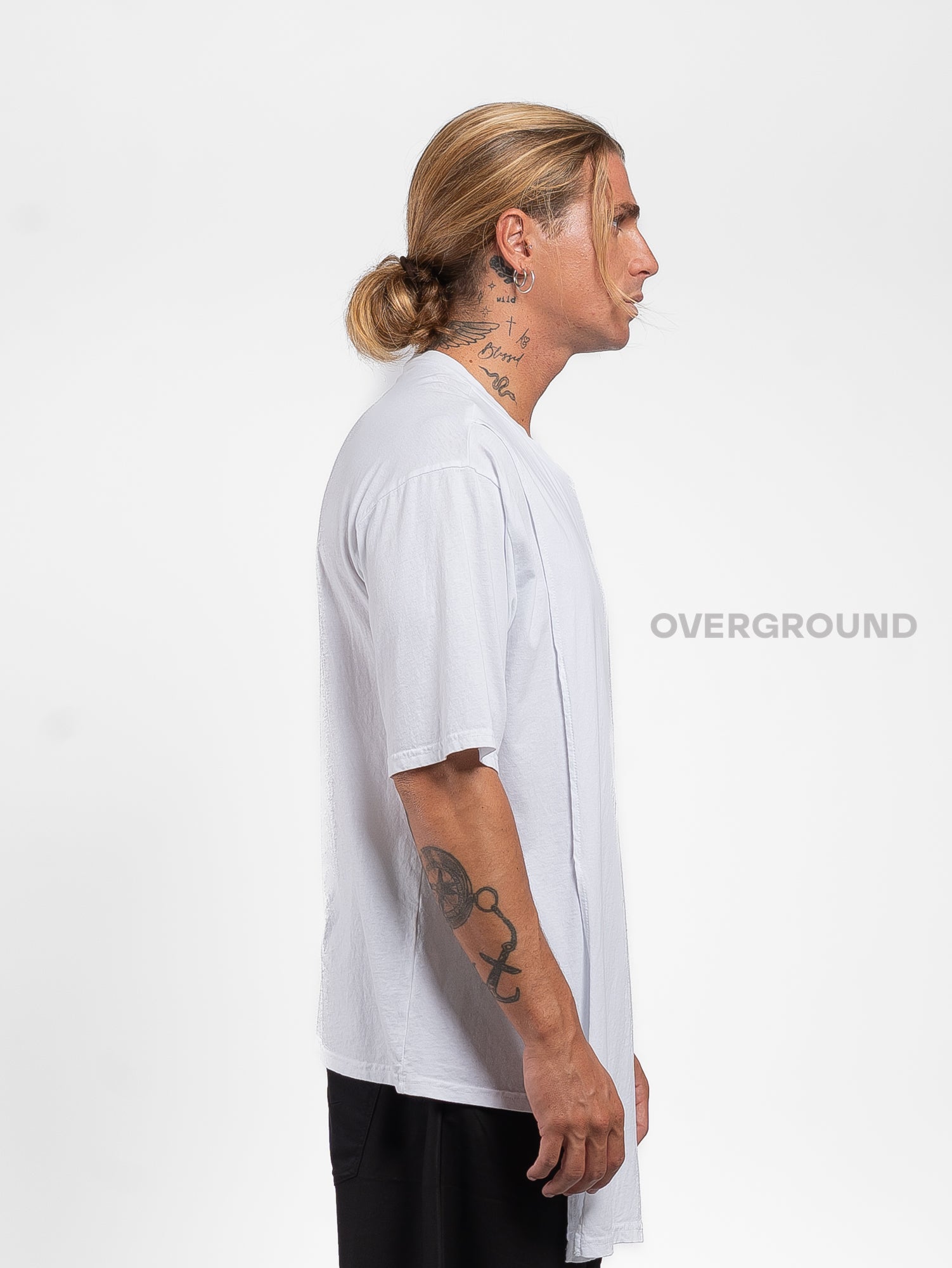 T-SHIRT LUNGA ASIMMETRICA - OVERGROUND STORE