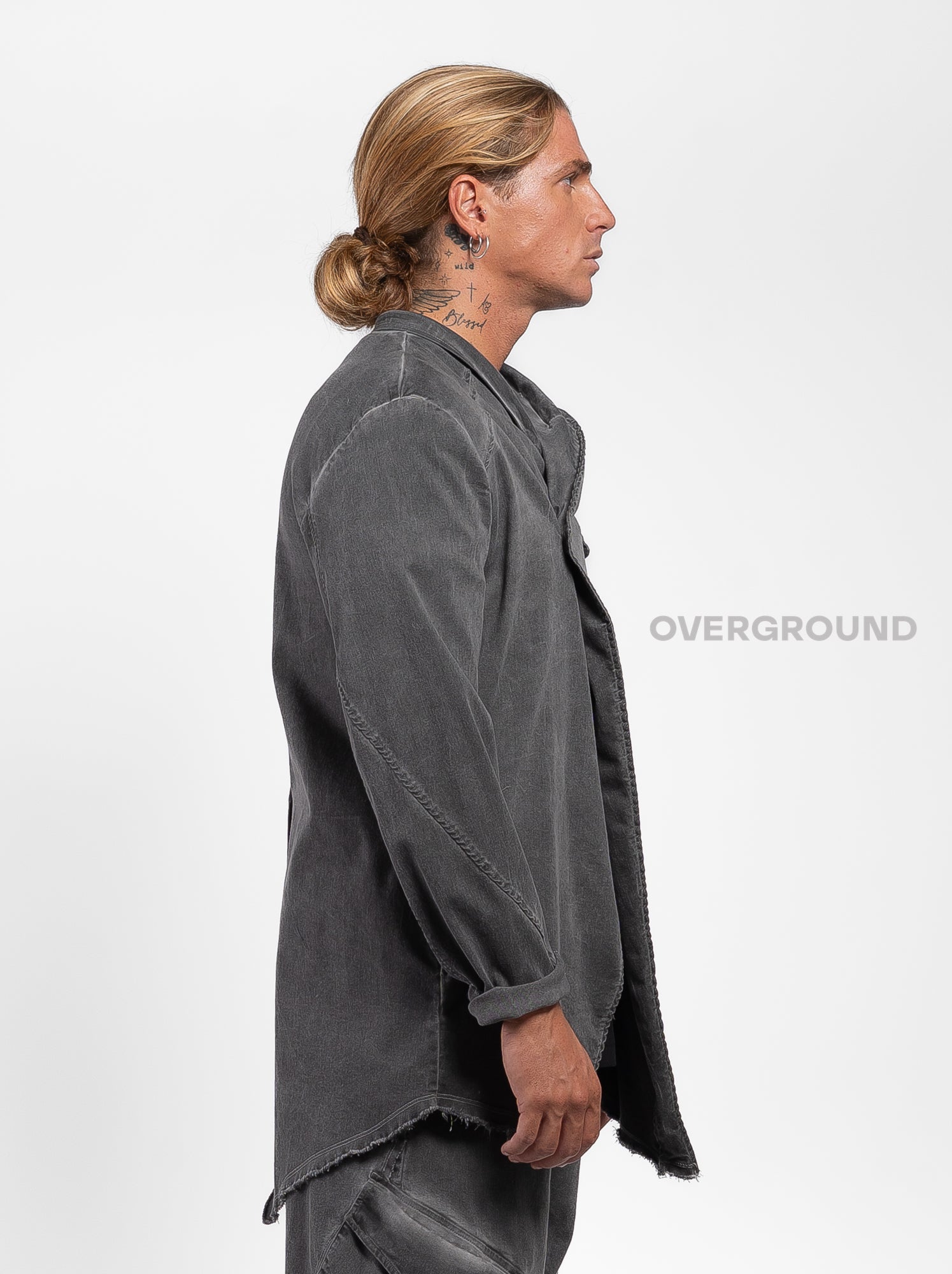 GIACCA CON ABBOTTONATURA TRASVERSALE Z - OVERGROUND STORE