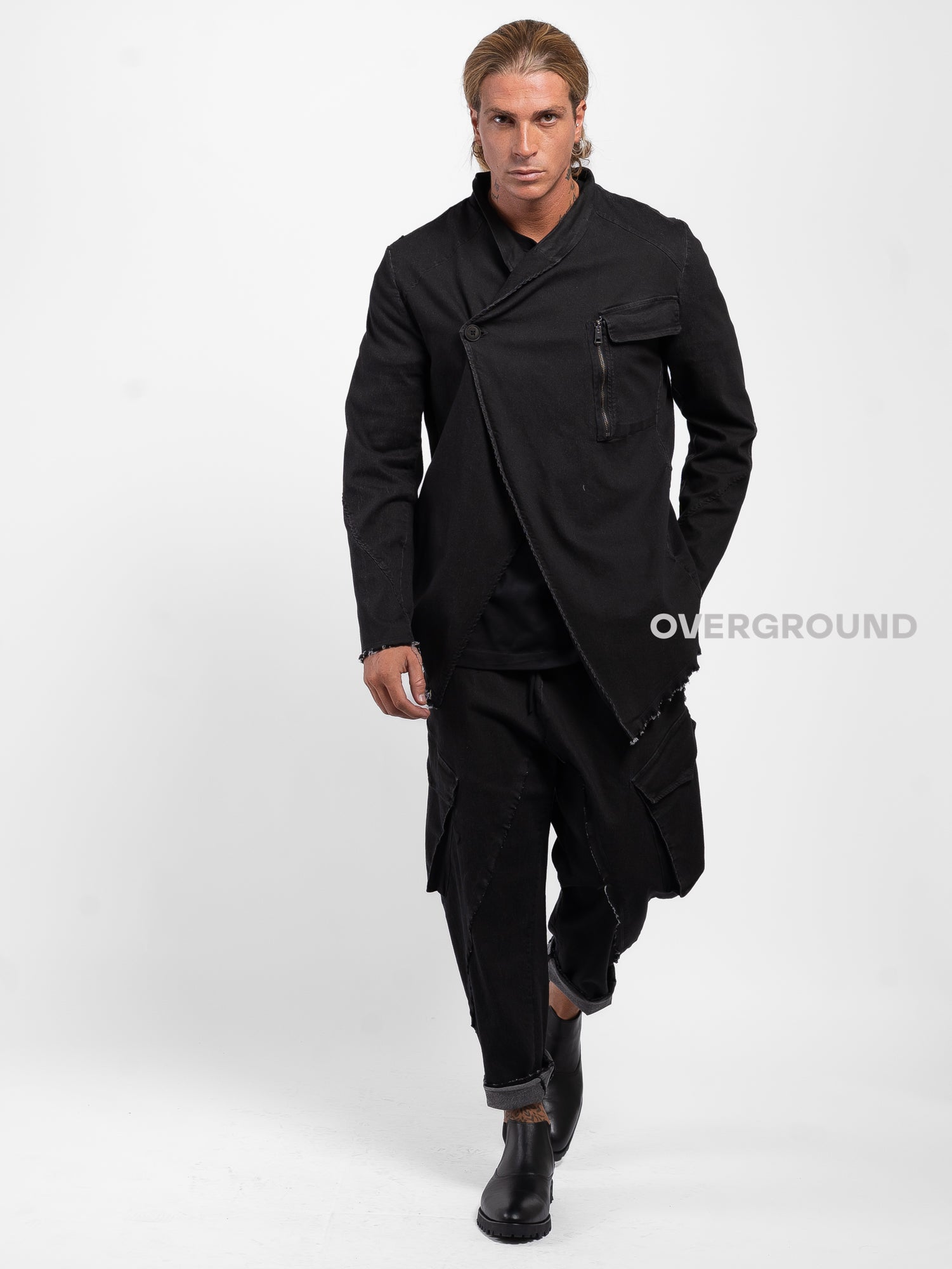 GIACCA CON ABBOTTONATURA TRASVERSALE Z - OVERGROUND STORE