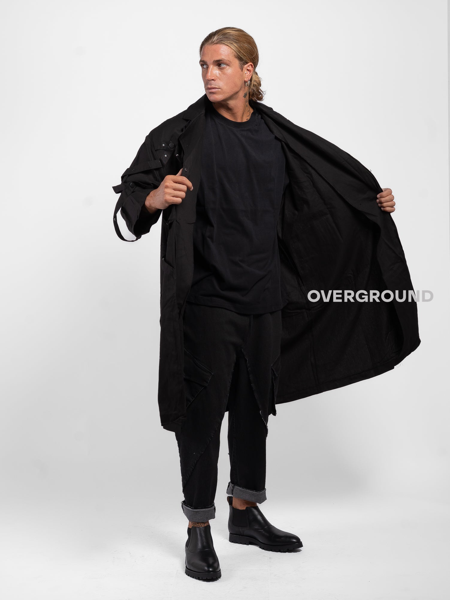 SPOLVERINO LUNGO OVER CON LACCI INTRECCIATI Z - OVERGROUND STORE