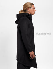 Giaccone con cerniera trasversale e bottone a chiudere - OVERGROUND STORE