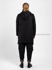 Giaccone con cerniera trasversale e bottone a chiudere - OVERGROUND STORE