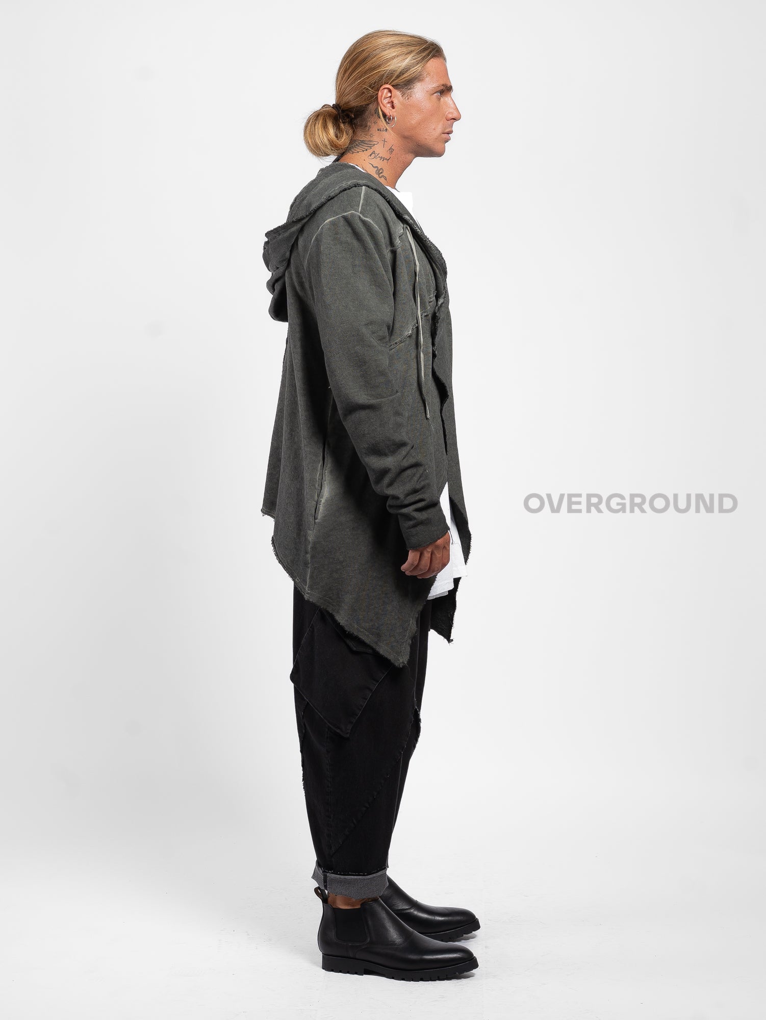 GIACCA SPOLVERINO CON ABBOTTONATURA LATERALE Z - OVERGROUND STORE
