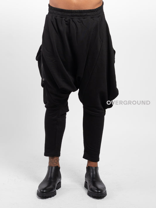 PANTALONE CAVALLO BASSO CON CERNIERE LATERALI Z