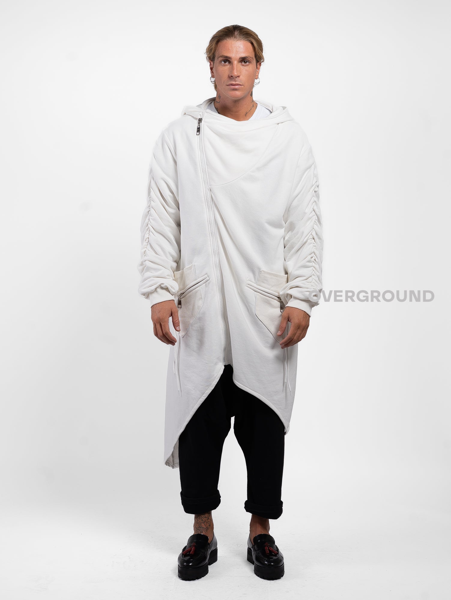 TRENCH FELPA LUNGA CON CERNIERA ASIMMETRICA Z - OVERGROUND STORE