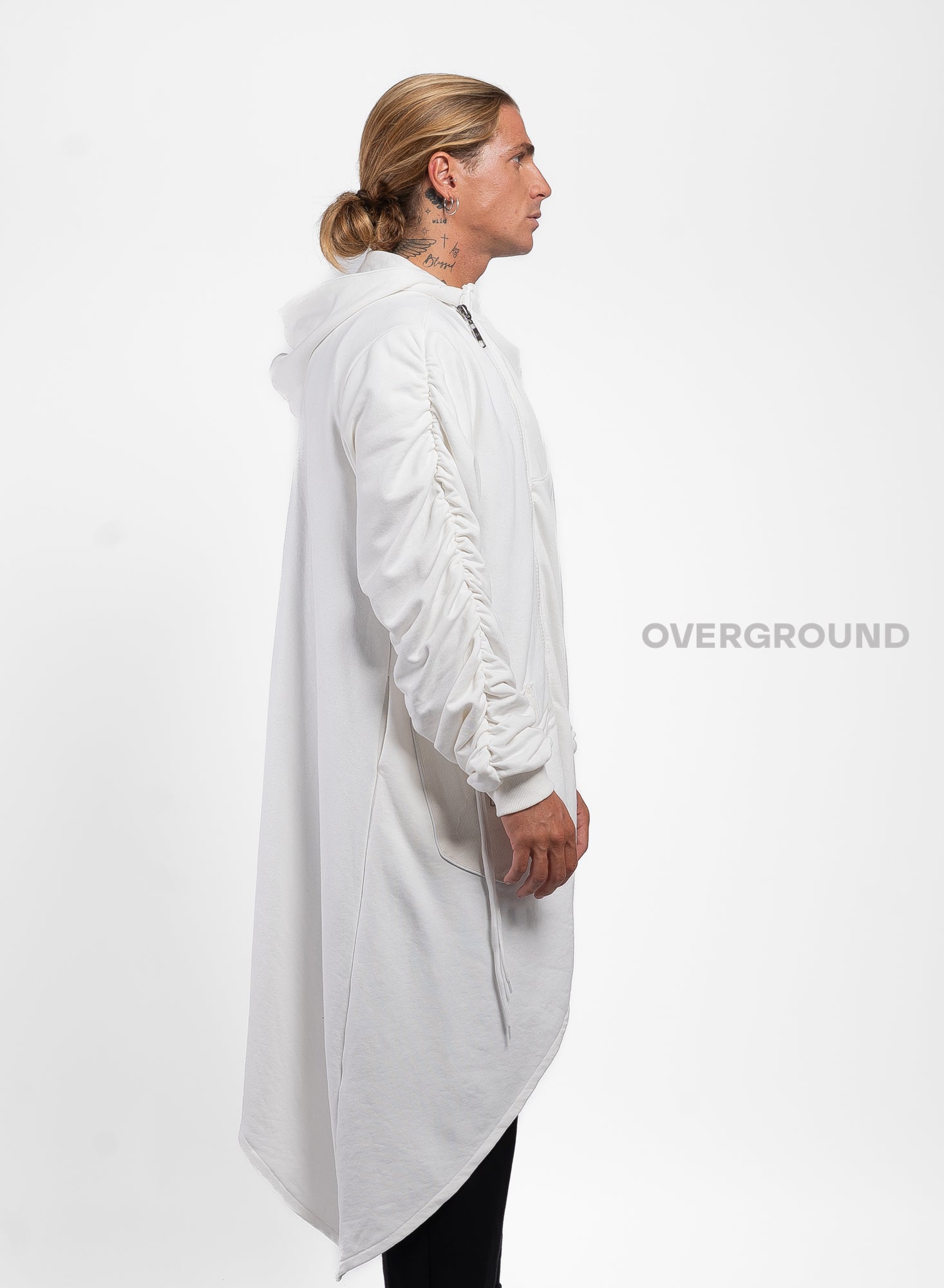 TRENCH FELPA LUNGA CON CERNIERA ASIMMETRICA Z - OVERGROUND STORE