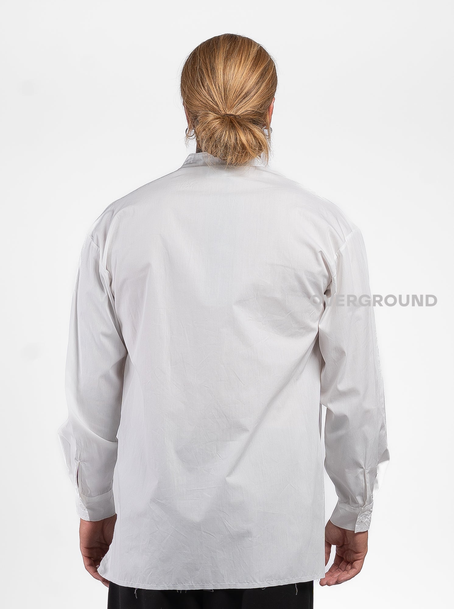 CAMICIA COLLO COREANA CON ABBOTTONATURA CENTRALE Z - OVERGROUND STORE