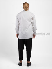 CAMICIA COLLO COREANA CON ABBOTTONATURA CENTRALE Z - OVERGROUND STORE