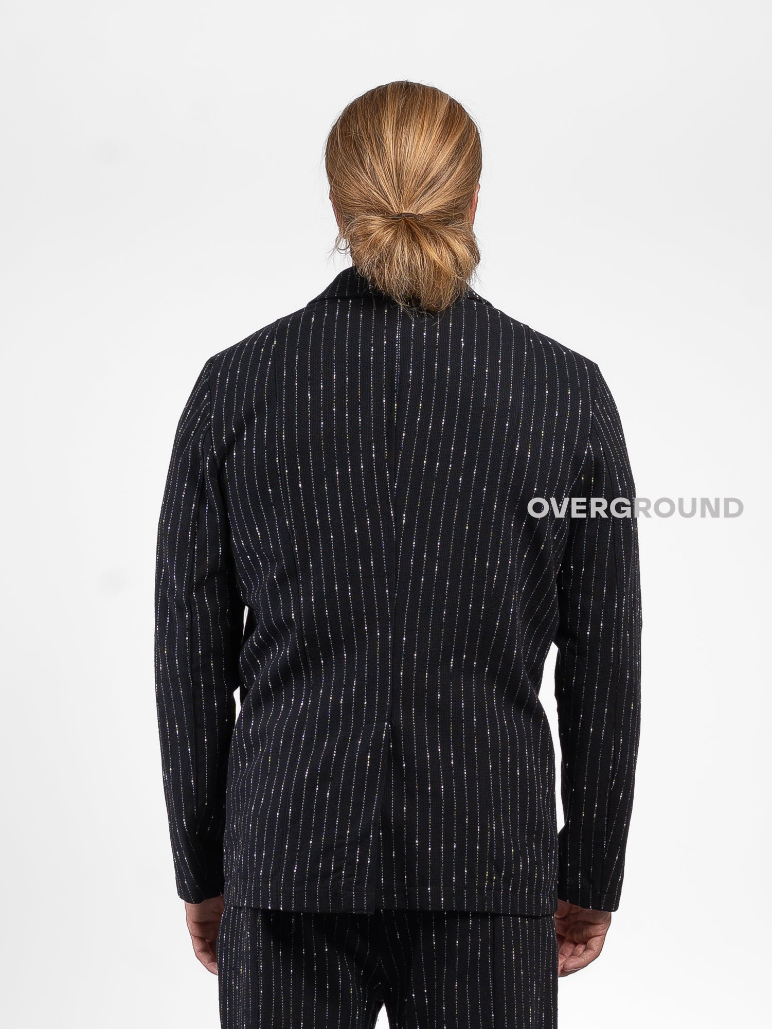 GIACCA COTONE GESSATA CON TASCHE DAVANTI - OVERGROUND STORE