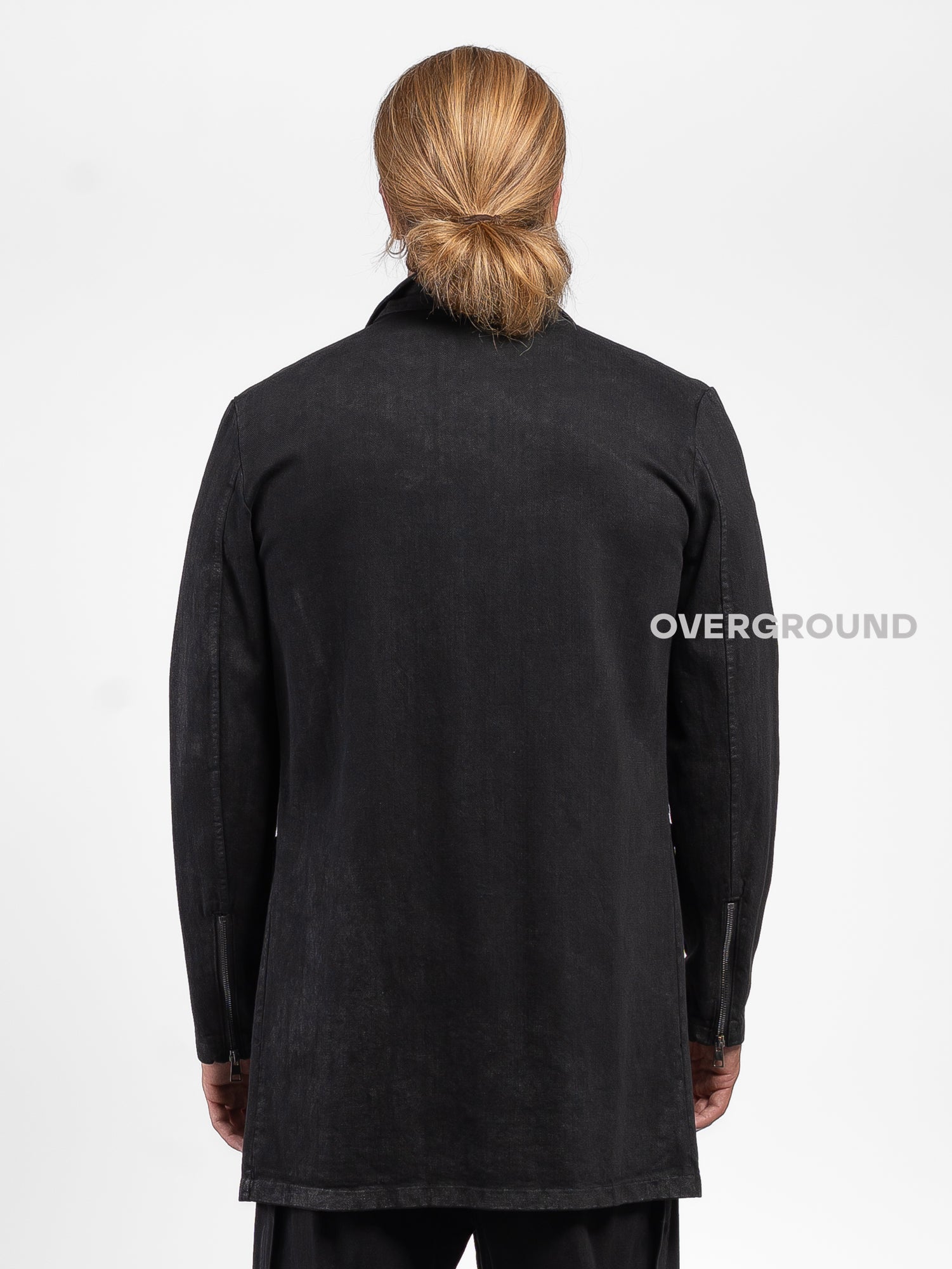 Giacca sciallata con cerniera e tasche davanti - OVERGROUND STORE