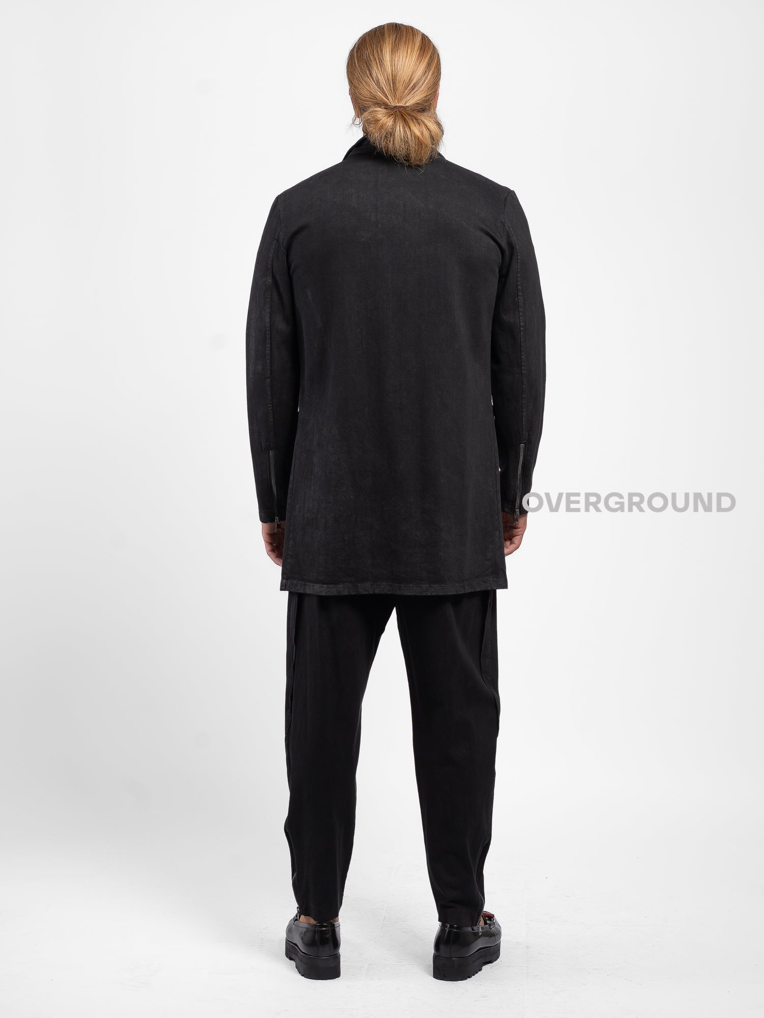 Giacca sciallata con cerniera e tasche davanti - OVERGROUND STORE