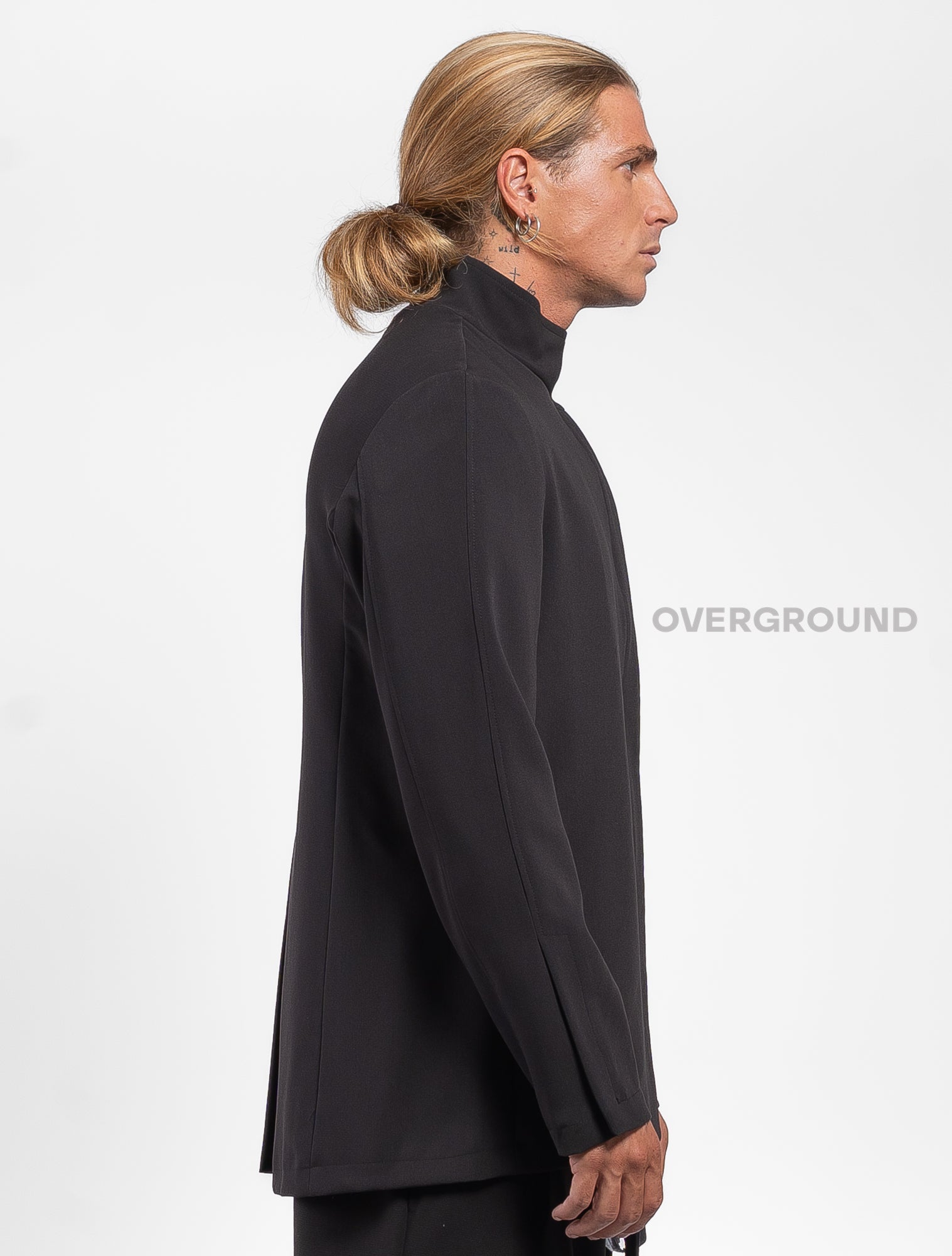 GIACCA COLLO ALLA COREANA CON CERNIERA A CHIUDERE - OVERGROUND STORE