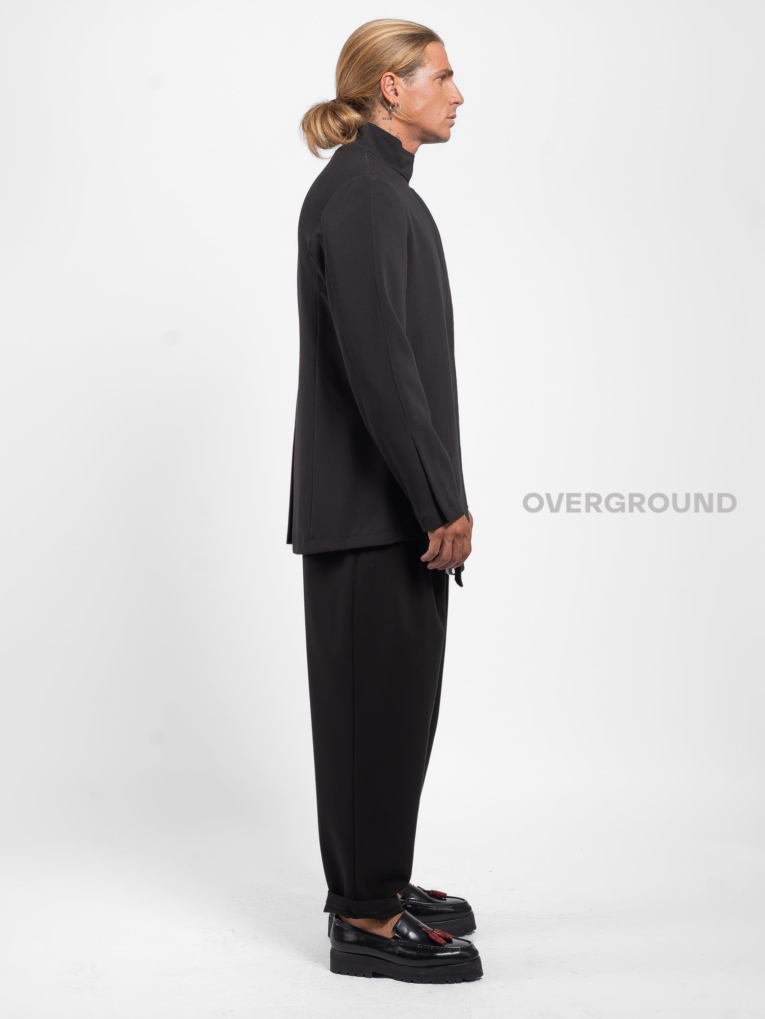 GIACCA COLLO ALLA COREANA CON CERNIERA A CHIUDERE - OVERGROUND STORE