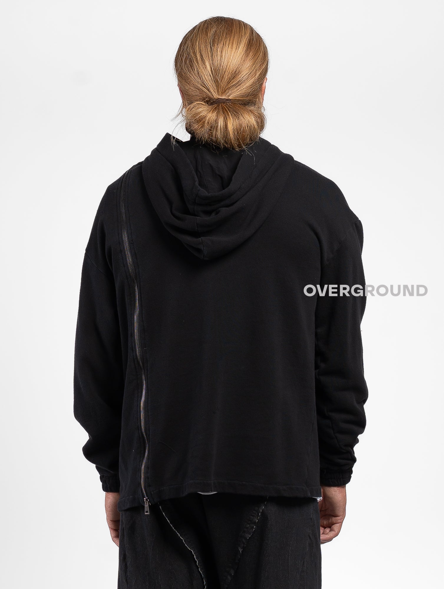 FELPA CON CERNIERA DAVANTI E CAPPUCCIO - OVERGROUND STORE