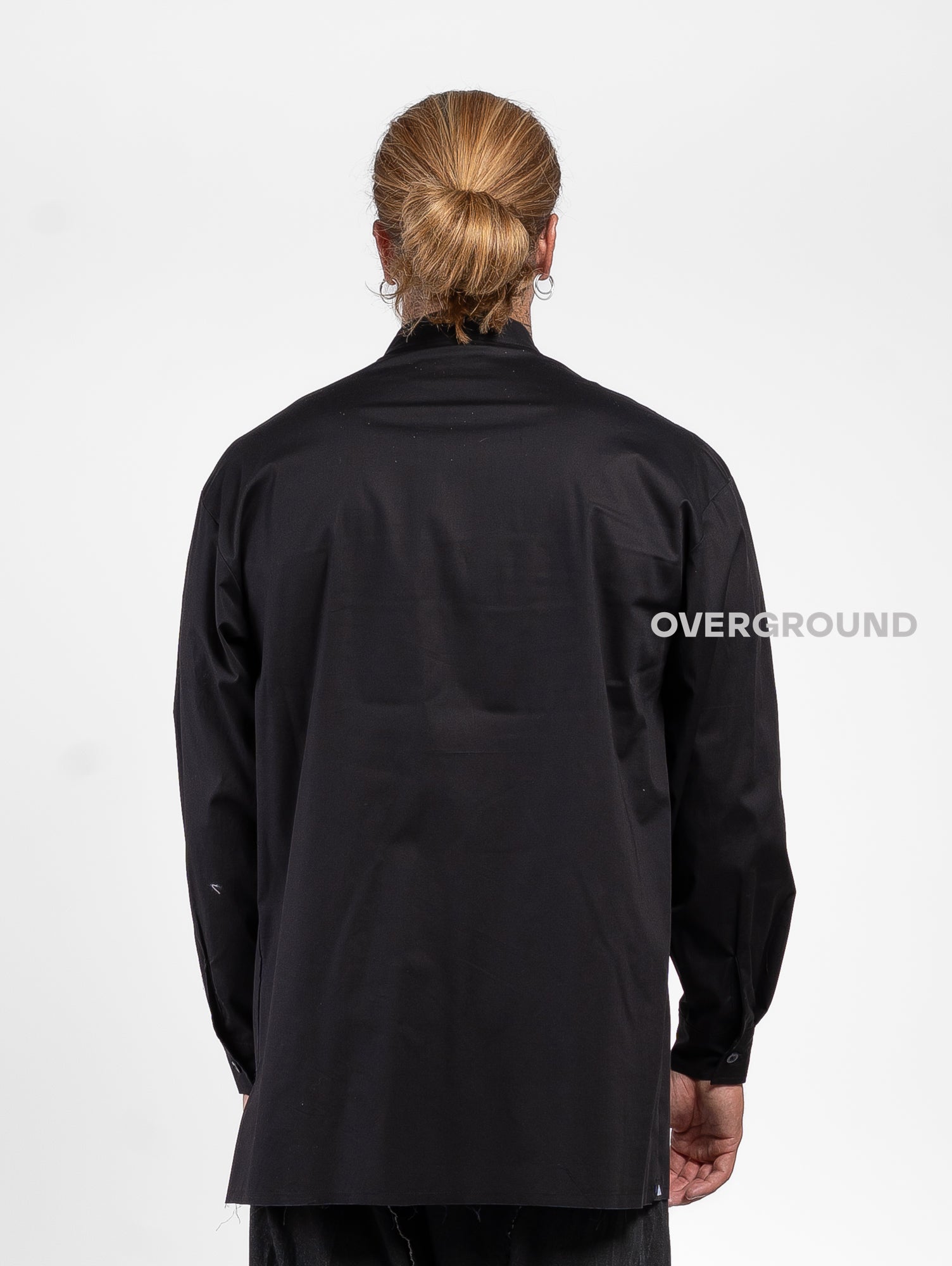 CAMICIA COLLO COREANA CON ABBOTTONATURA CENTRALE Z - OVERGROUND STORE