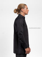 CAMICIA COLLO COREANA CON TASCHINO - OVERGROUND STORE