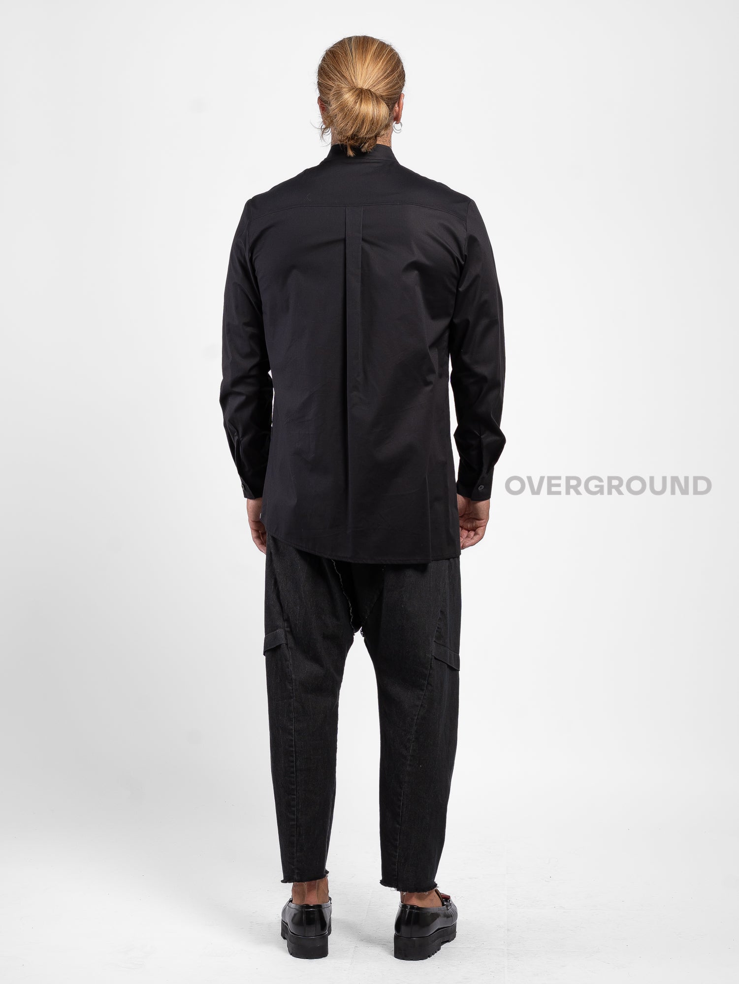 CAMICIA COLLO COREANA CON TASCHINO - OVERGROUND STORE