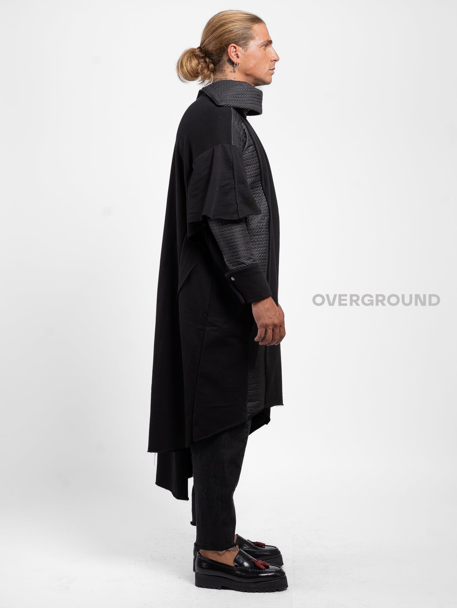 FELPA ASIMMETRICA OVER DOPPIO TESSUTO Z - OVERGROUND STORE