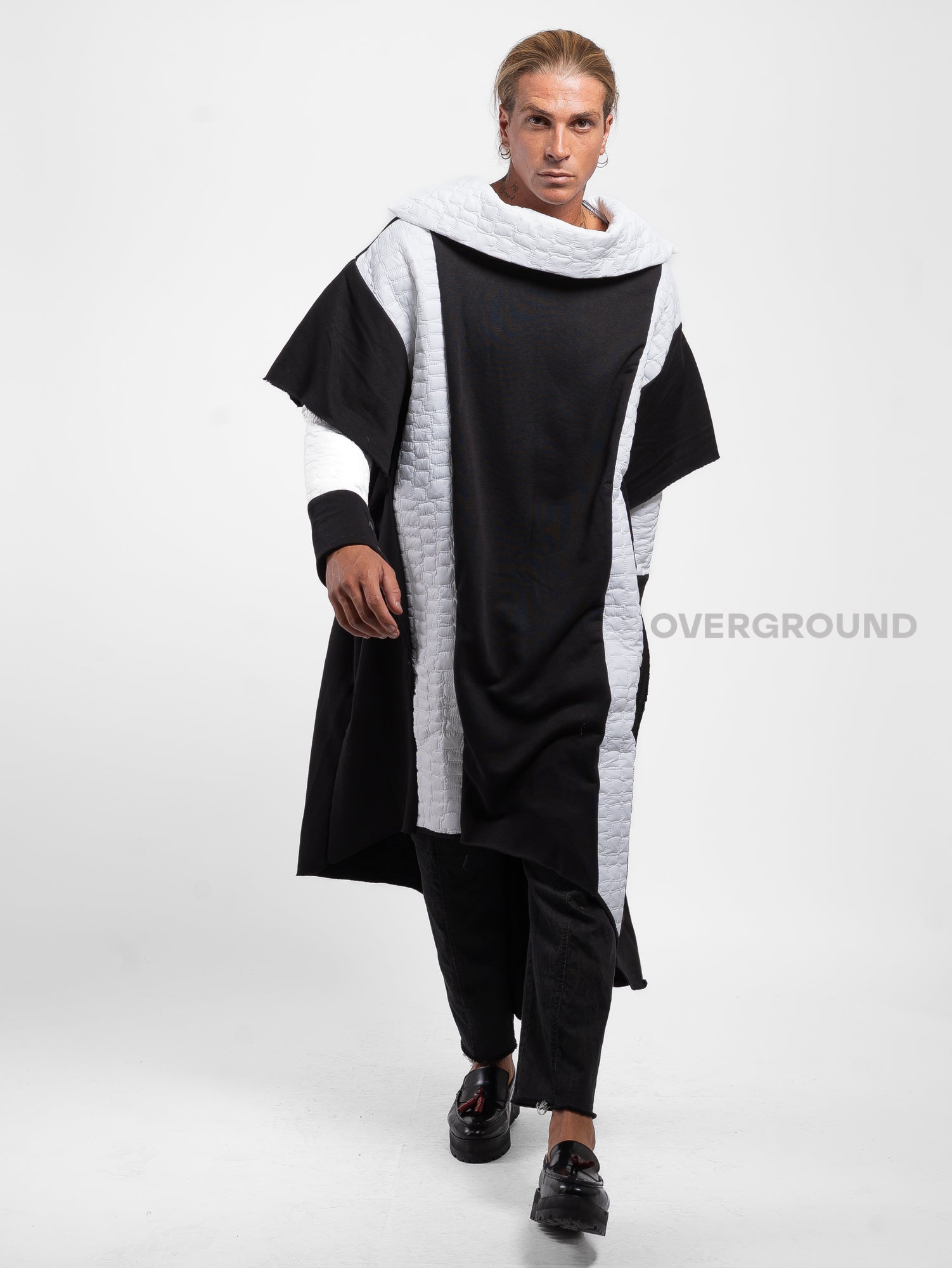 FELPA ASIMMETRICA OVER DOPPIO TESSUTO Z - OVERGROUND STORE