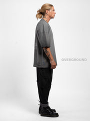 T- SHIRT OVER CON MANICHE LARGHE - OVERGROUND STORE