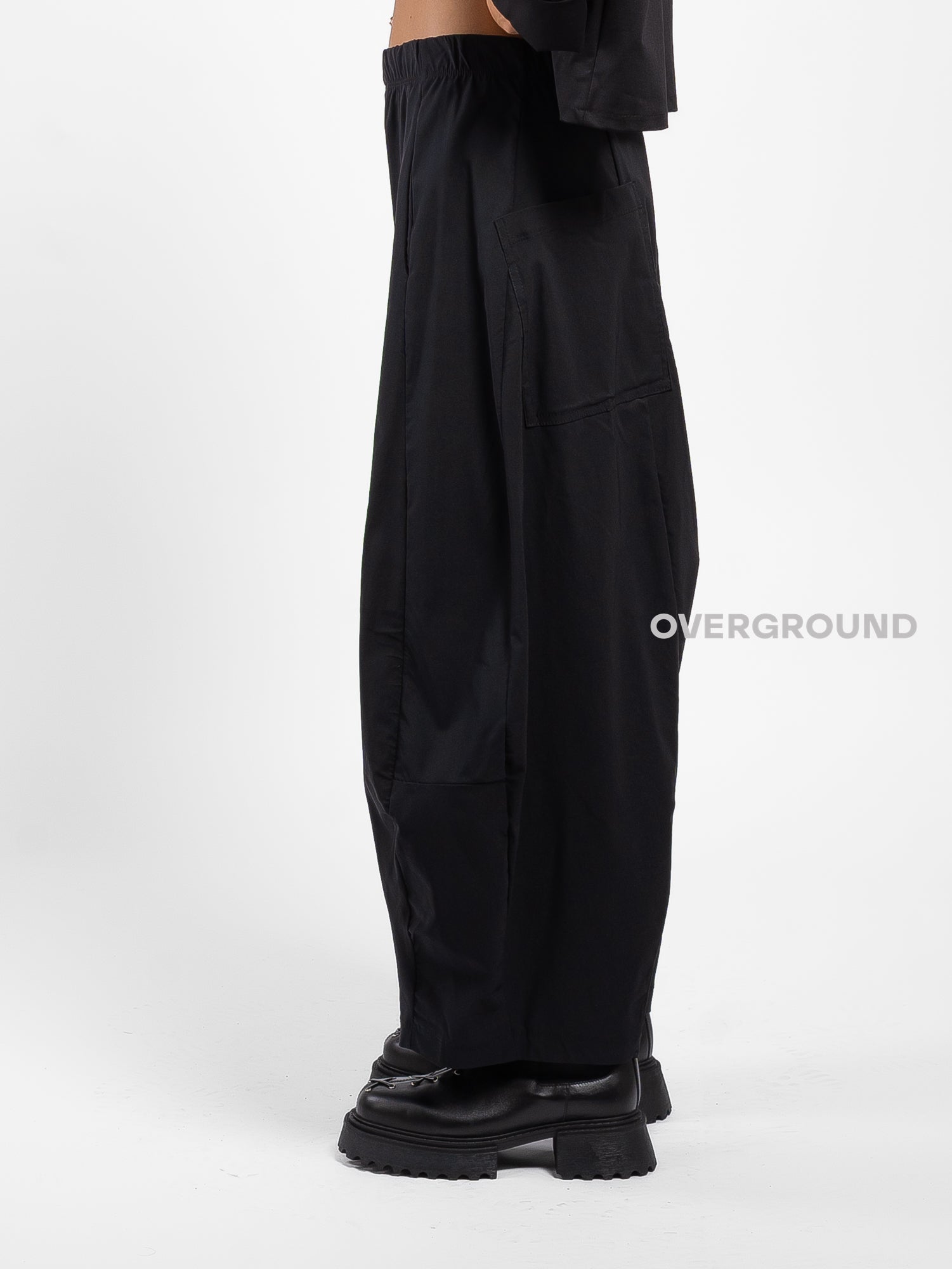 PANTALONE OVER CAVALLO BASSO GAMBULE LARGO - OVERGROUND STORE